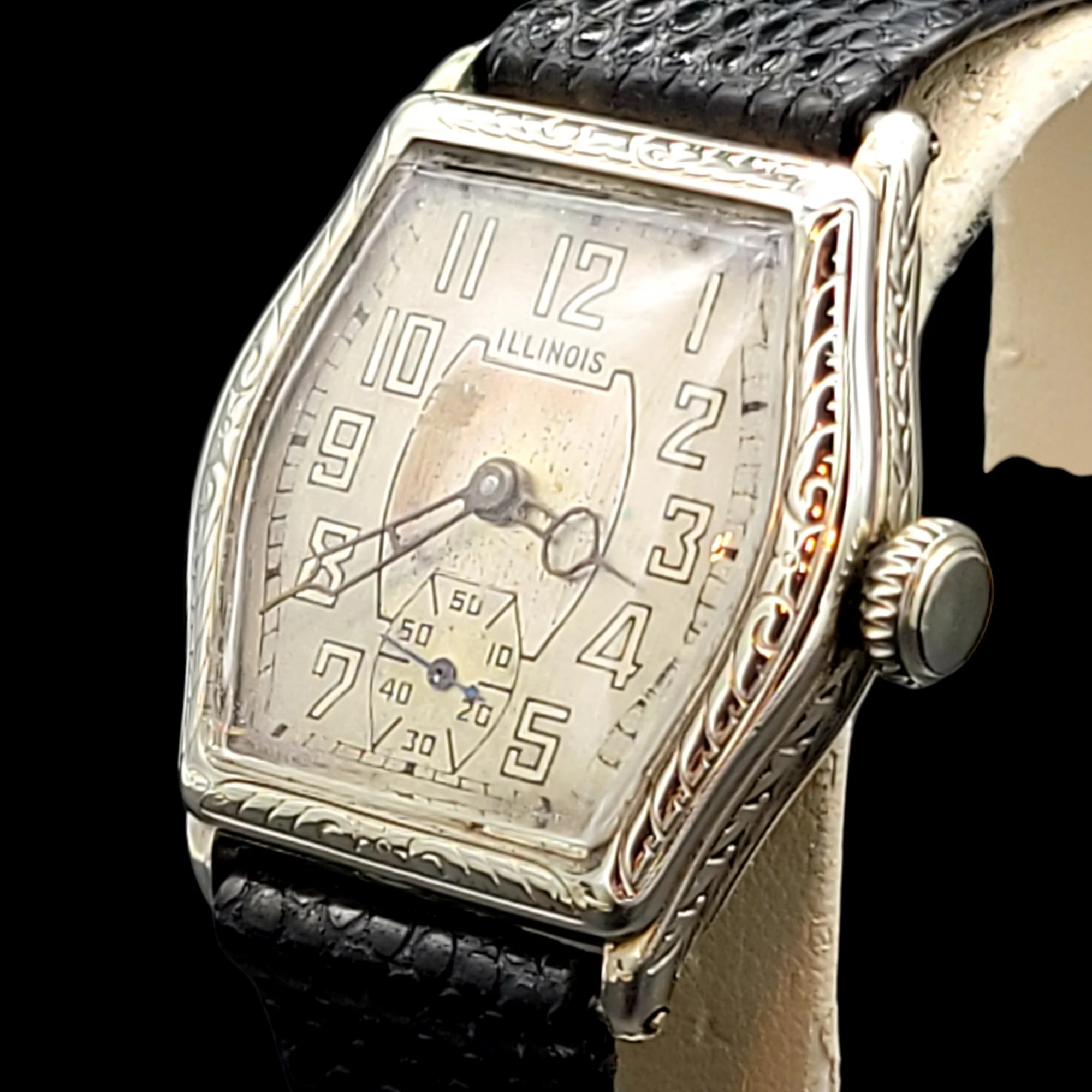 1930 ILLINOIS Watch Company "Mate" Wristwatch - Image 6