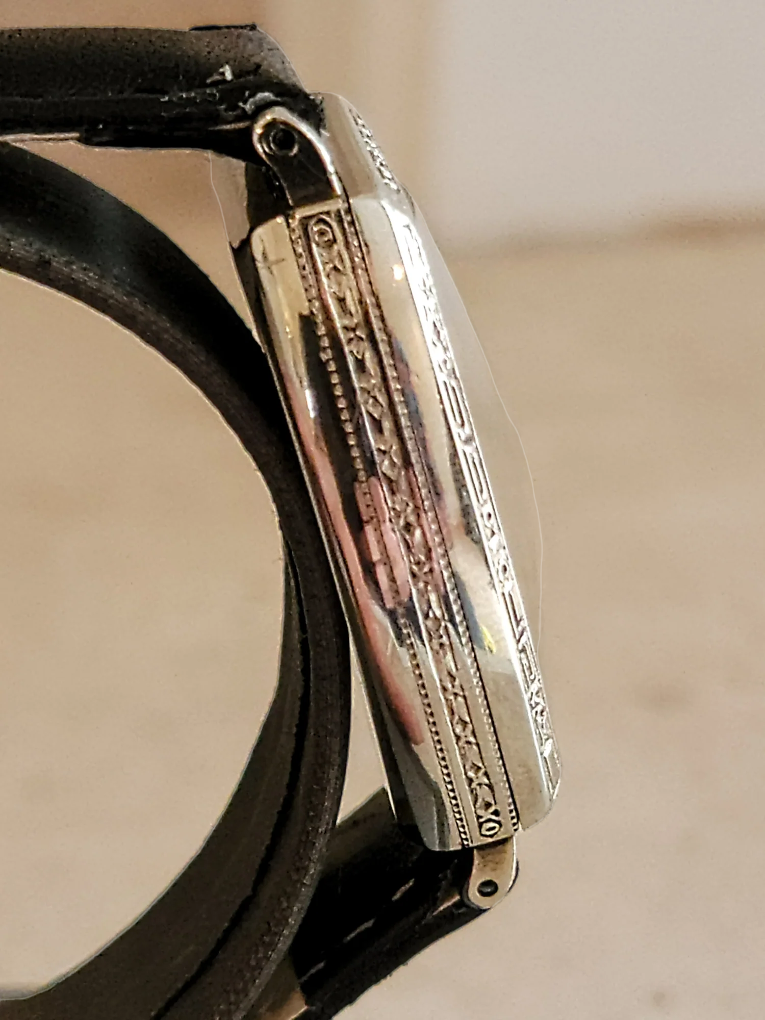 1930 ILLINOIS Whippet / Tonneau Watch 17 Jewels Cal. 307 Art Deco Engraved U.S.A. - Image 10