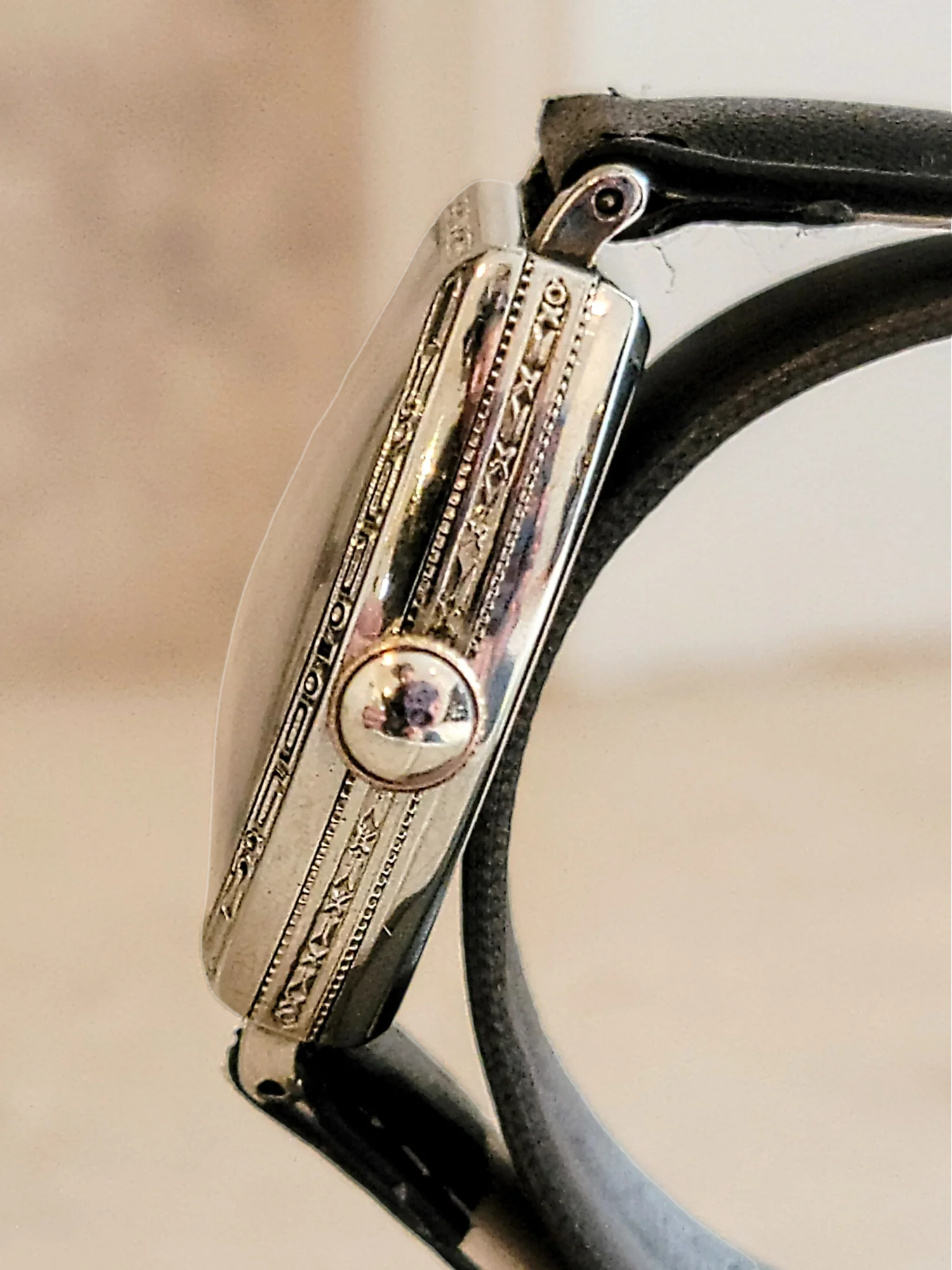 1930 ILLINOIS Whippet / Tonneau Watch 17 Jewels Cal. 307 Art Deco Engraved U.S.A. - Image 11