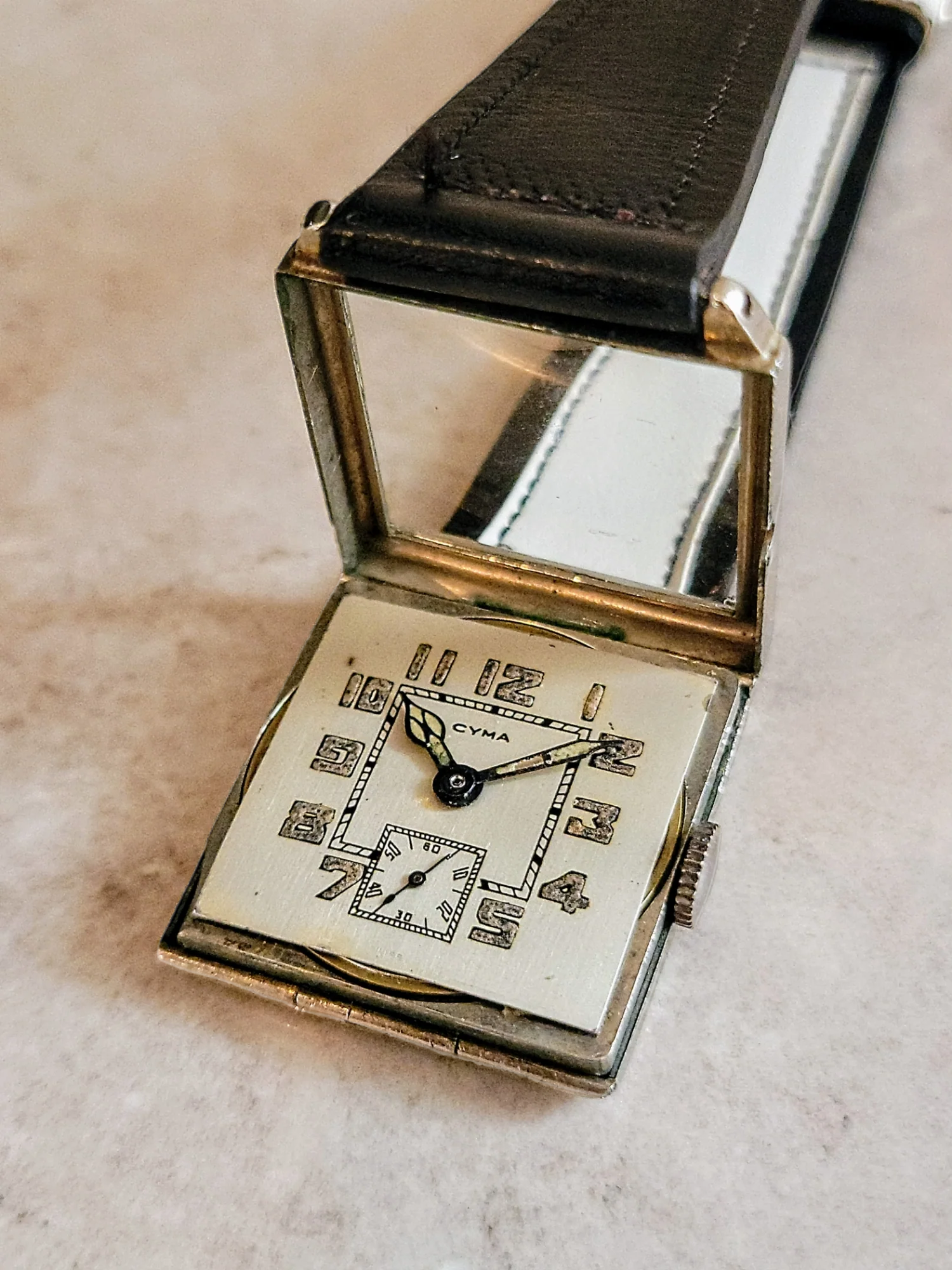 1930's CYMA Art Deco Wristwatch 15 Jewels Ref. 038 Swiss Made - Image 4