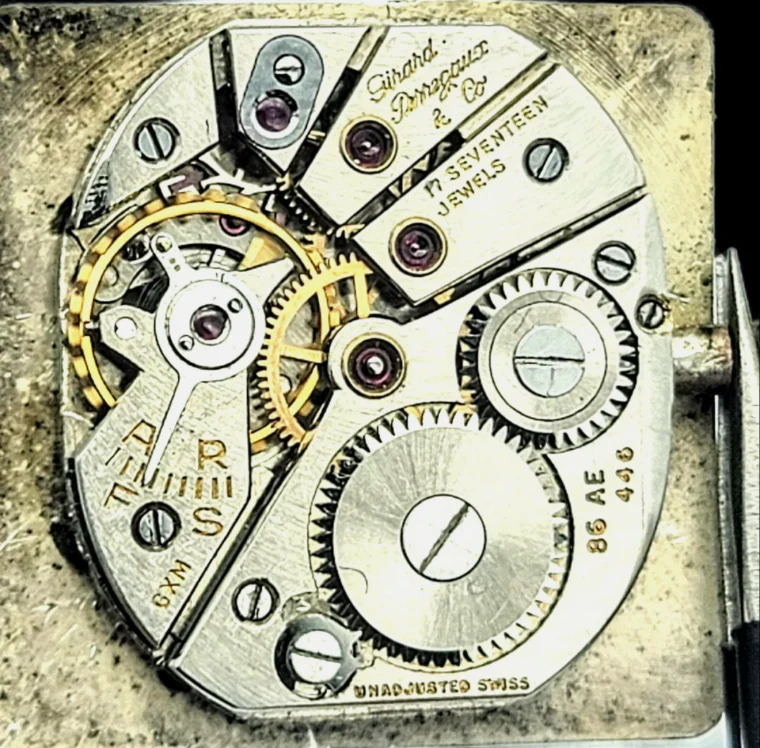 1930's GIRARD-PERREGAUX Watch 17 Jewels Cal. 86 AE 446 Swiss - Image 11