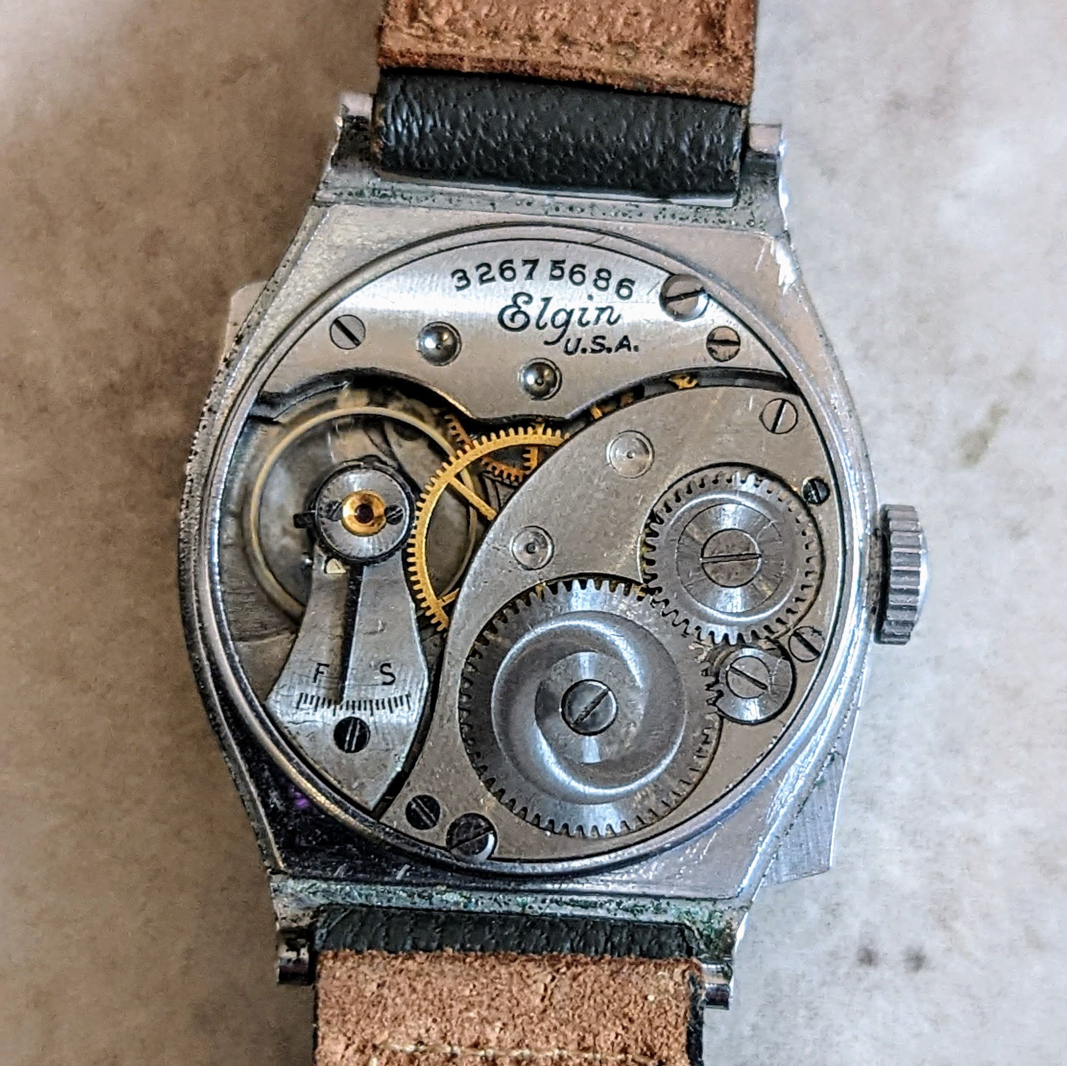 1931 ELGIN Legionnaire Art Deco Watch Grade 485 USA Made Wristwatch - In BOX! - Image 10