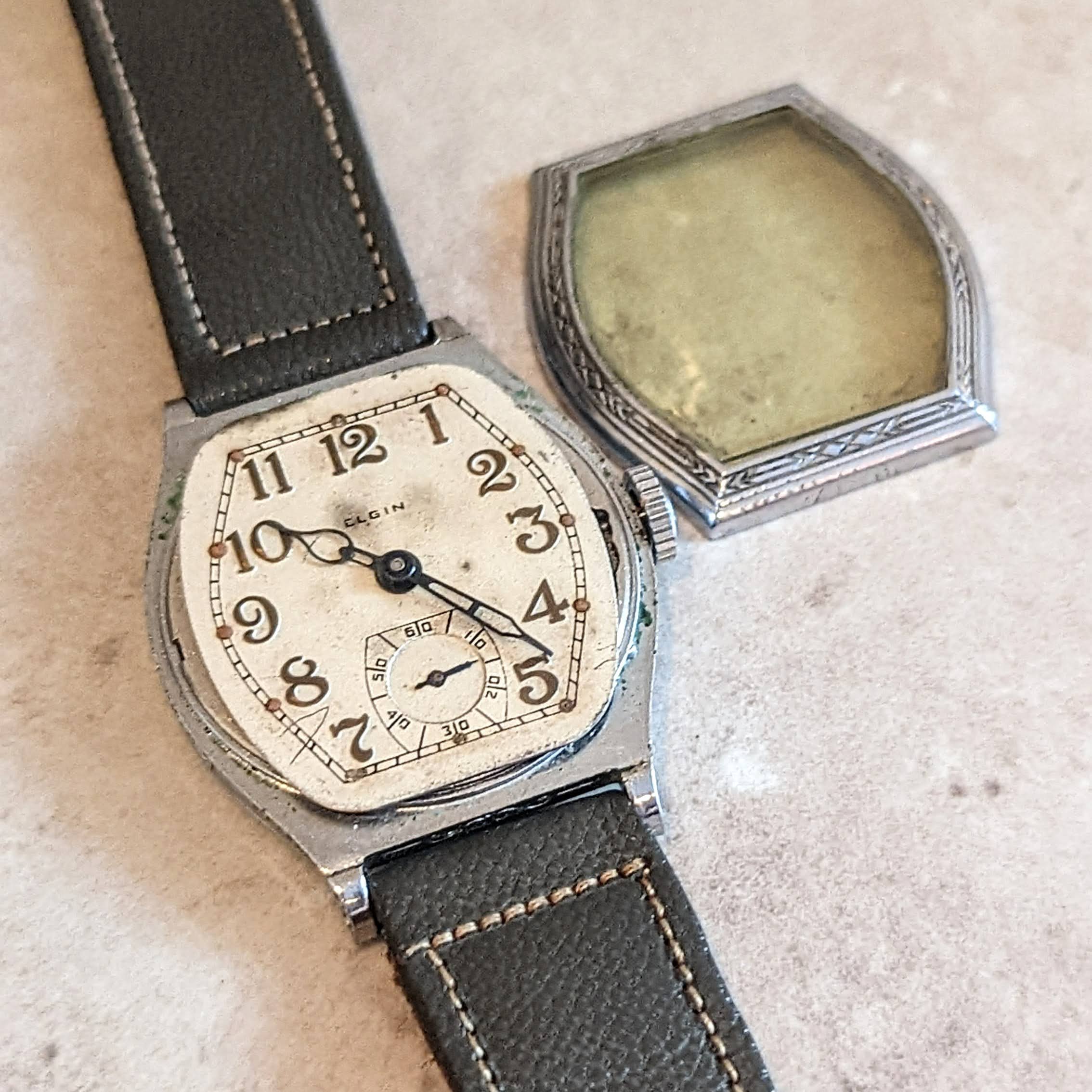 1931 ELGIN Legionnaire Art Deco Watch Grade 485 USA Made Wristwatch - In BOX! - Image 6