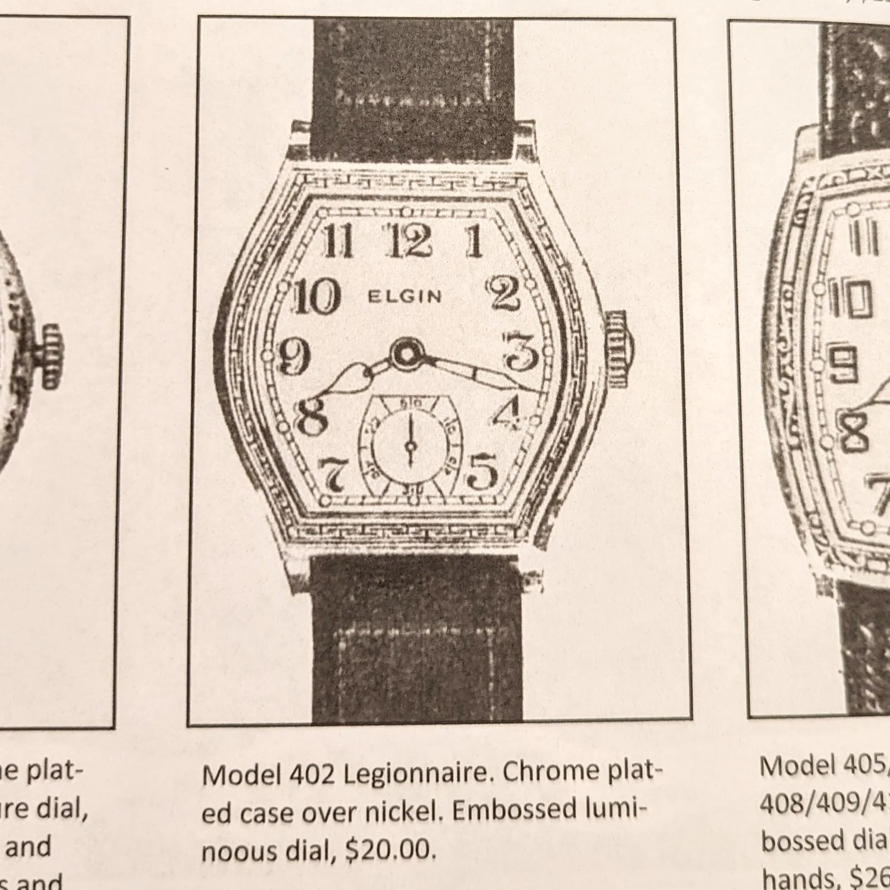 1931 ELGIN Legionnaire Art Deco Watch Grade 485 USA Made Wristwatch - In BOX! - Image 9