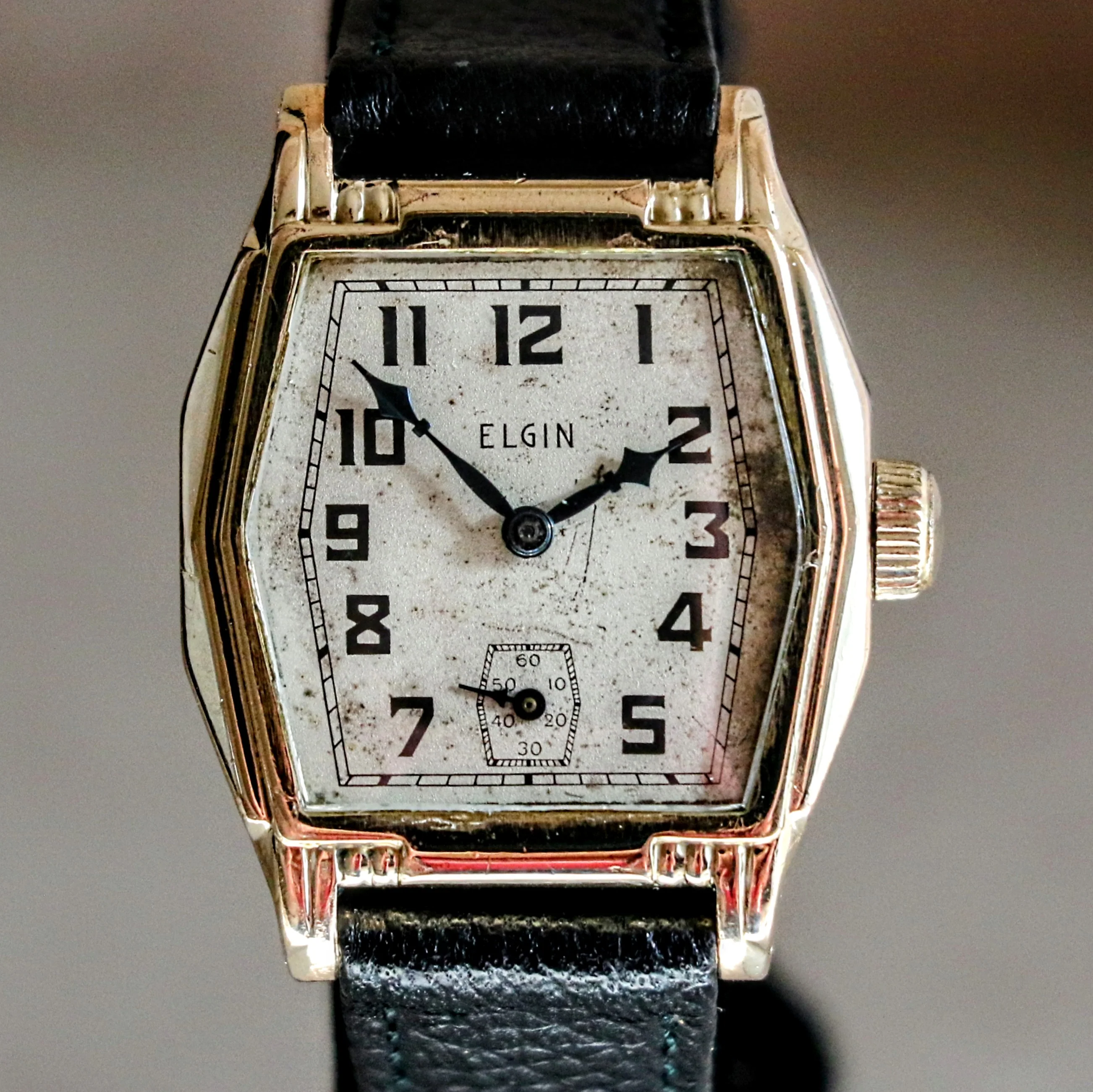 1932 ELGIN Art Deco Wristwatch Grade 487 17 Jewels Vintage U.S.A. Made Watch - Image 3