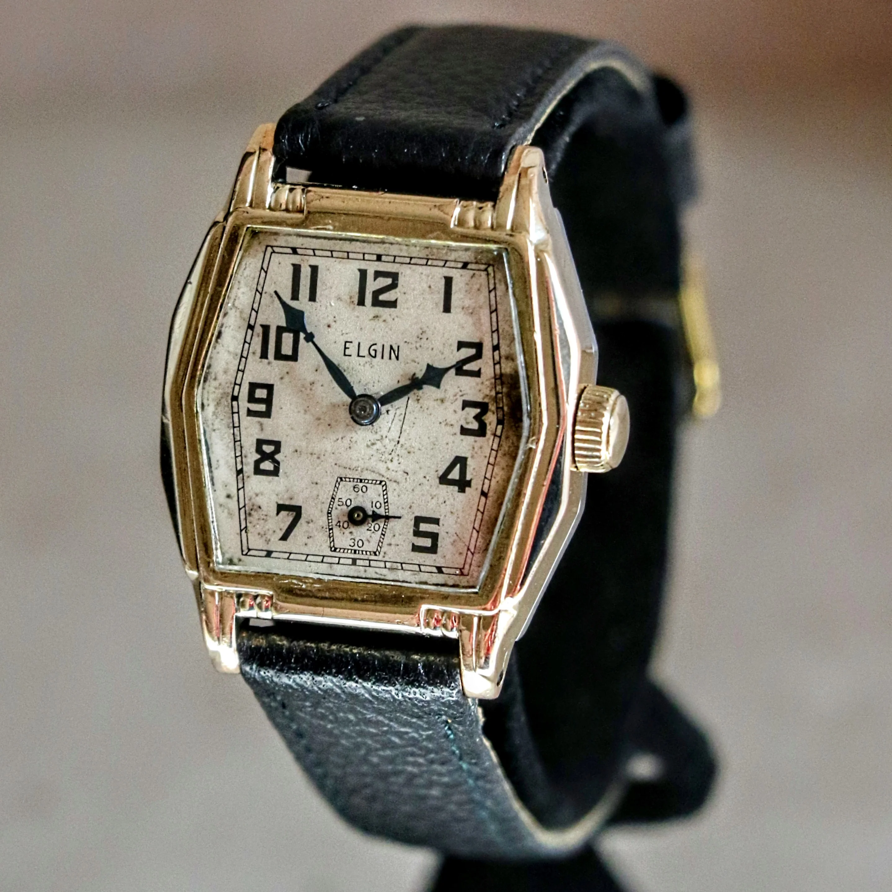 1932 ELGIN Art Deco Wristwatch Grade 487 17 Jewels Vintage U.S.A. Made Watch - Image 4