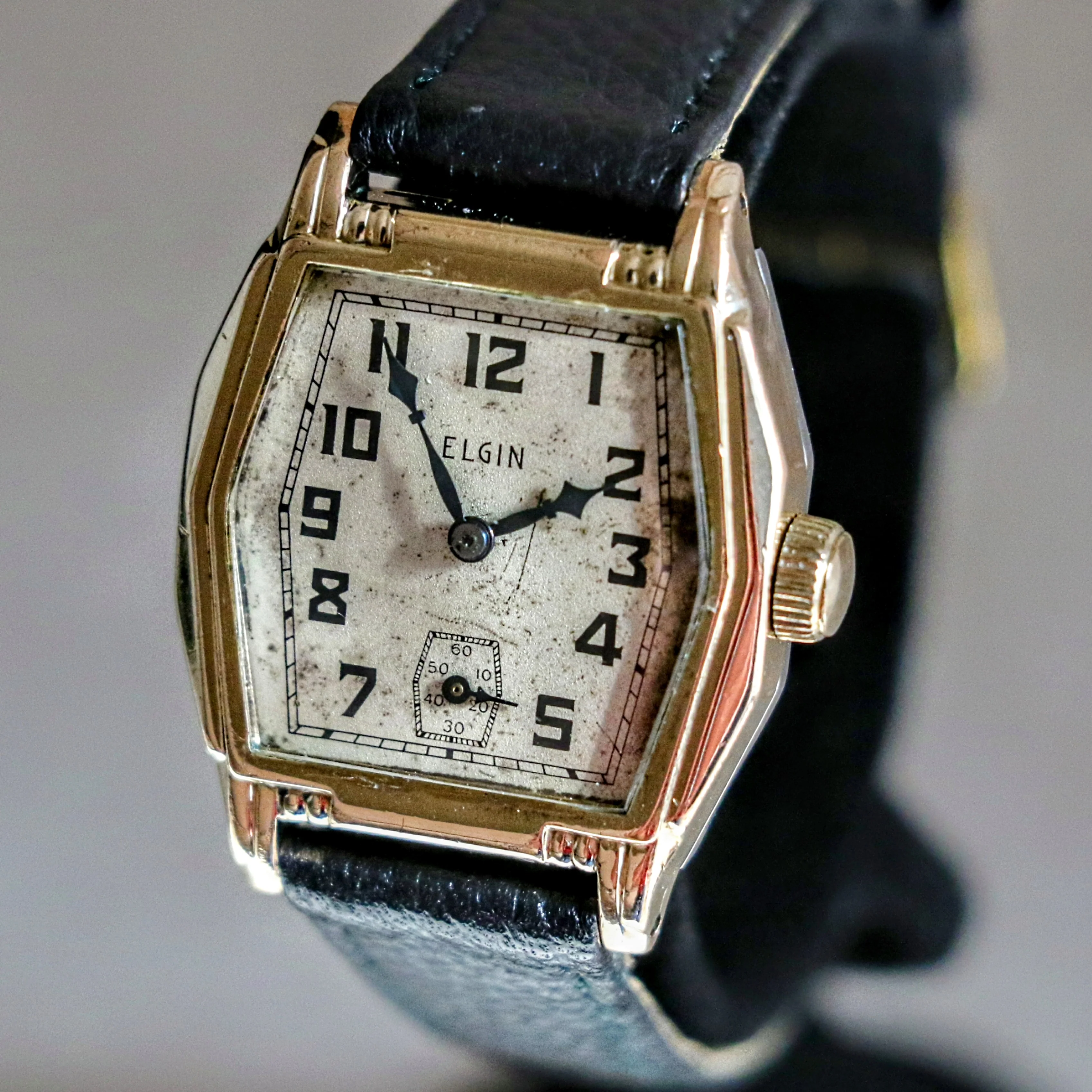 1932 ELGIN Art Deco Wristwatch Grade 487 17 Jewels Vintage U.S.A. Made Watch - Image 5