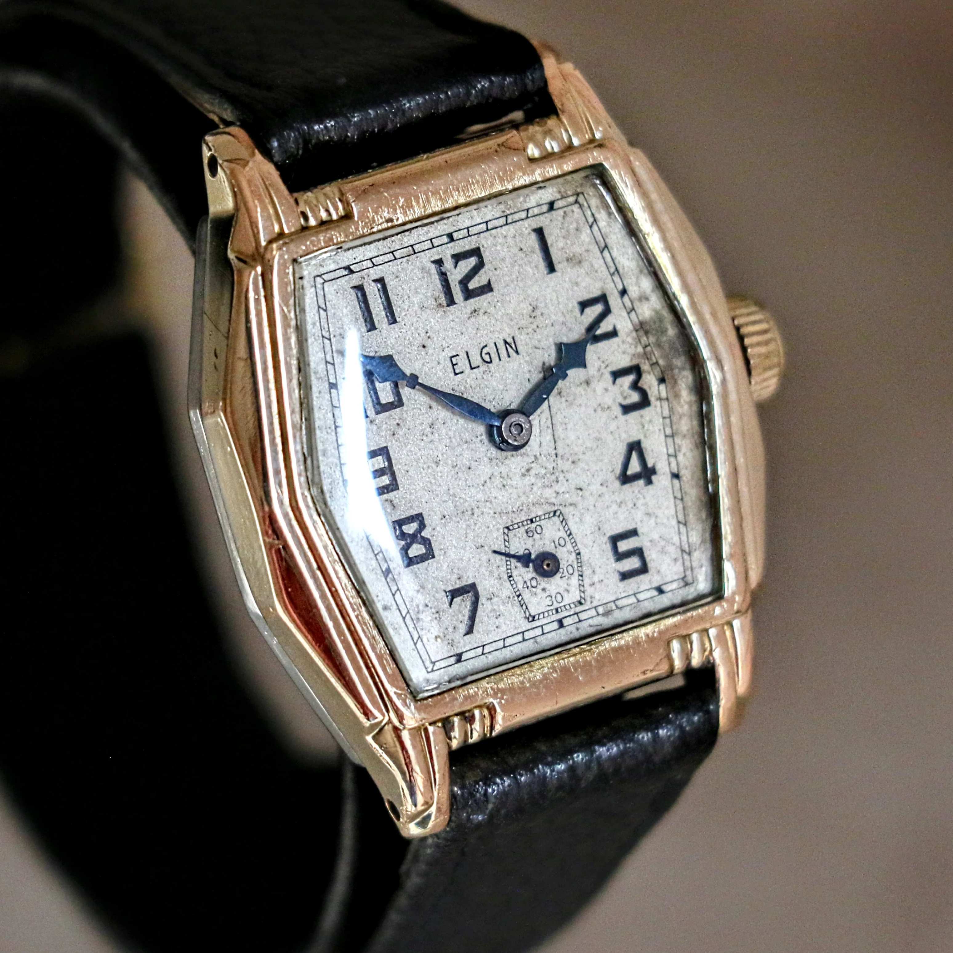 1932 ELGIN Art Deco Wristwatch Grade 487 17 Jewels Vintage U.S.A. Made Watch - Image 7