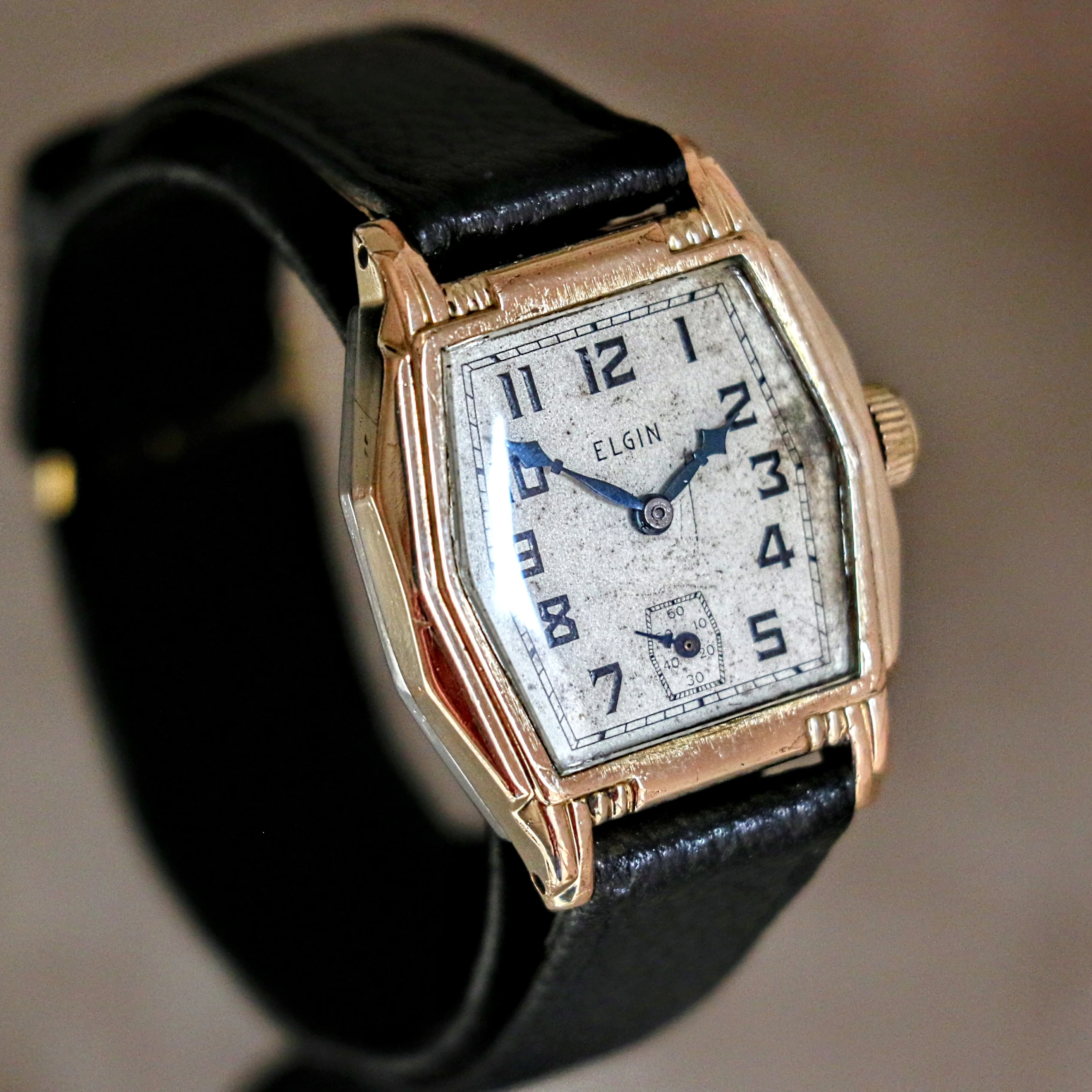 1932 ELGIN Art Deco Wristwatch Grade 487 17 Jewels Vintage U.S.A. Made Watch - Image 8