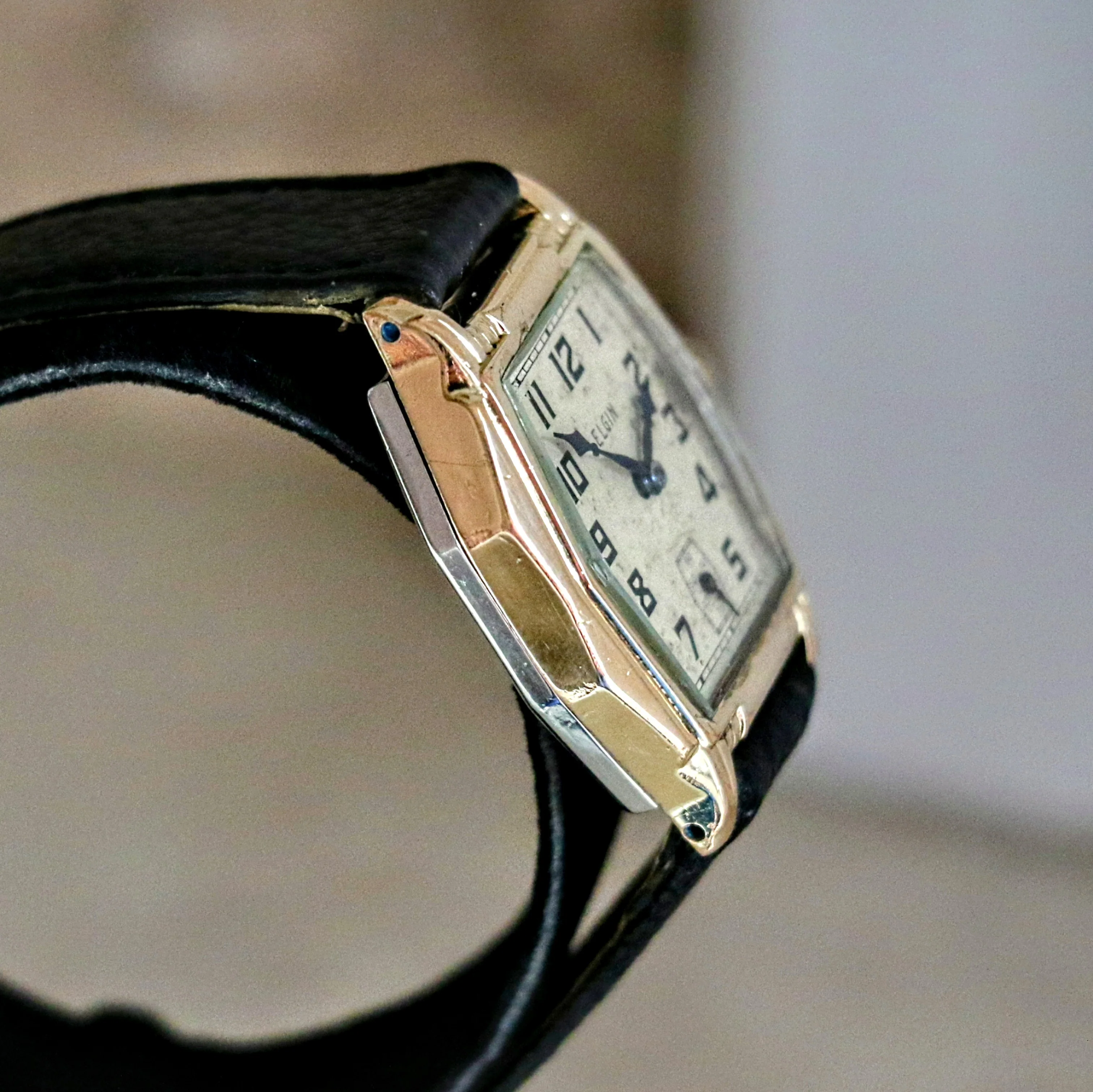 1932 ELGIN Art Deco Wristwatch Grade 487 17 Jewels Vintage U.S.A. Made Watch - Image 9