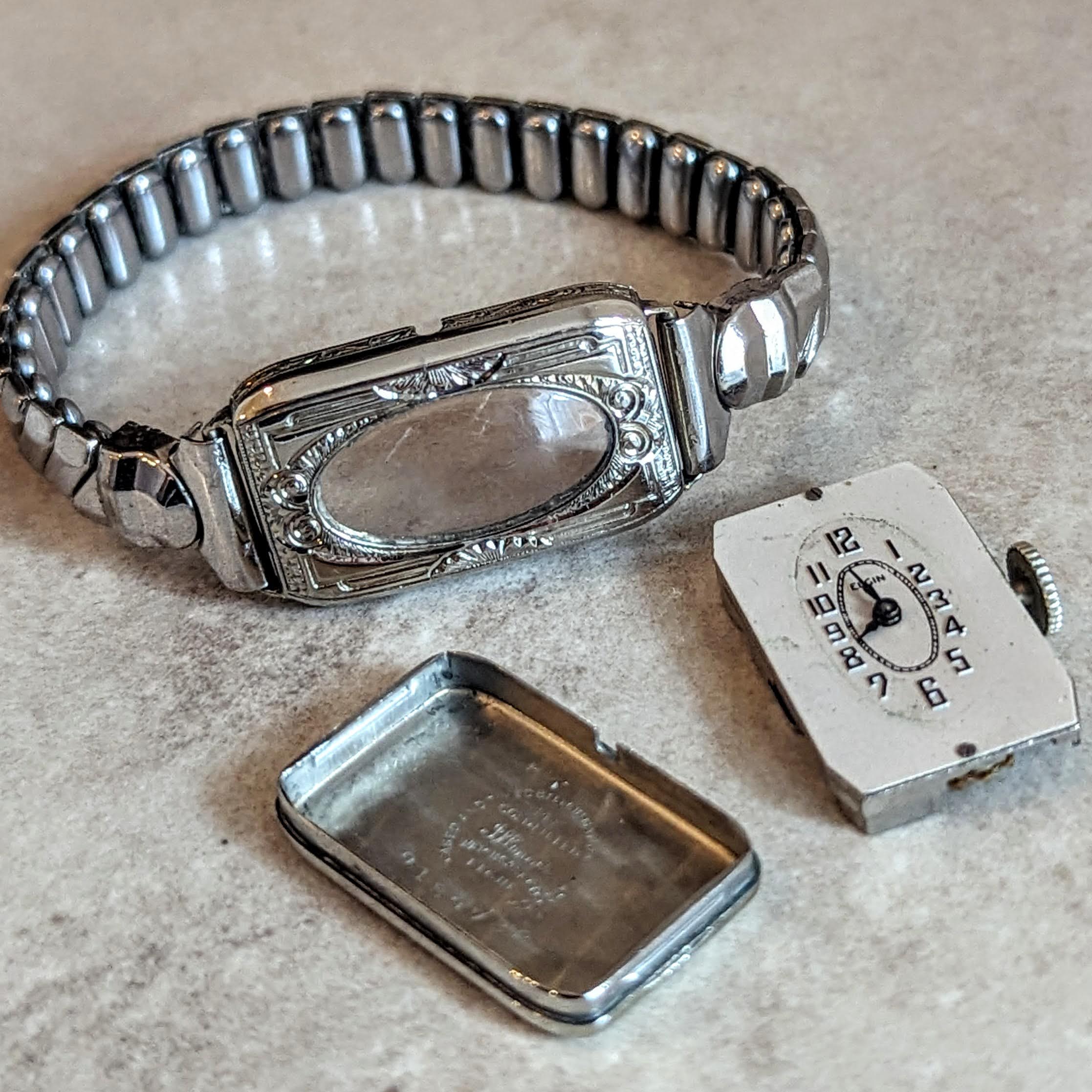 1933 ELGIN Art Deco Ladies Watch 15 Jewels Grade 484 U.S.A. Made Wristwatch - Image 13