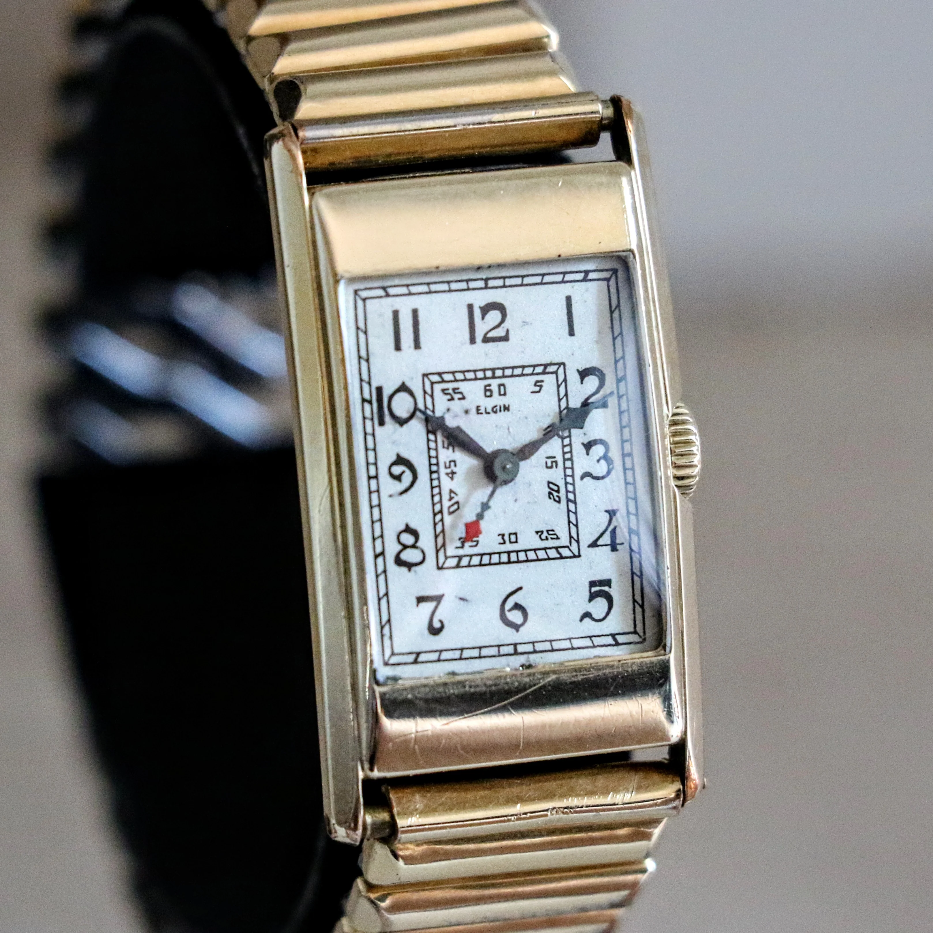 1934 ELGIN Doctor’s Watch 15 Jewels Grade 522 Vintage Wristwatch Ref. 1117 - Image 5