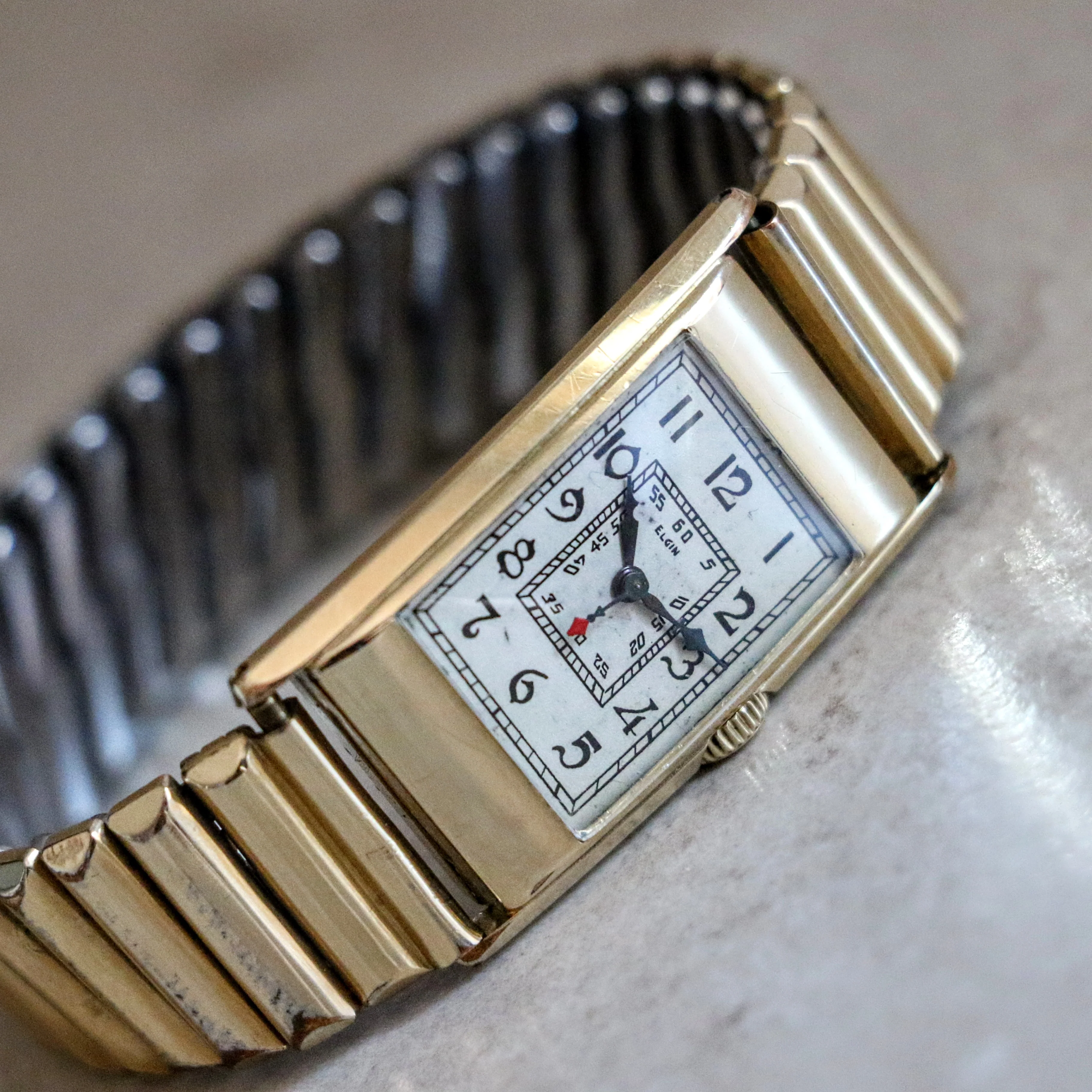 1934 ELGIN Doctor’s Watch 15 Jewels Grade 522 Vintage Wristwatch Ref. 1117 - Image 8