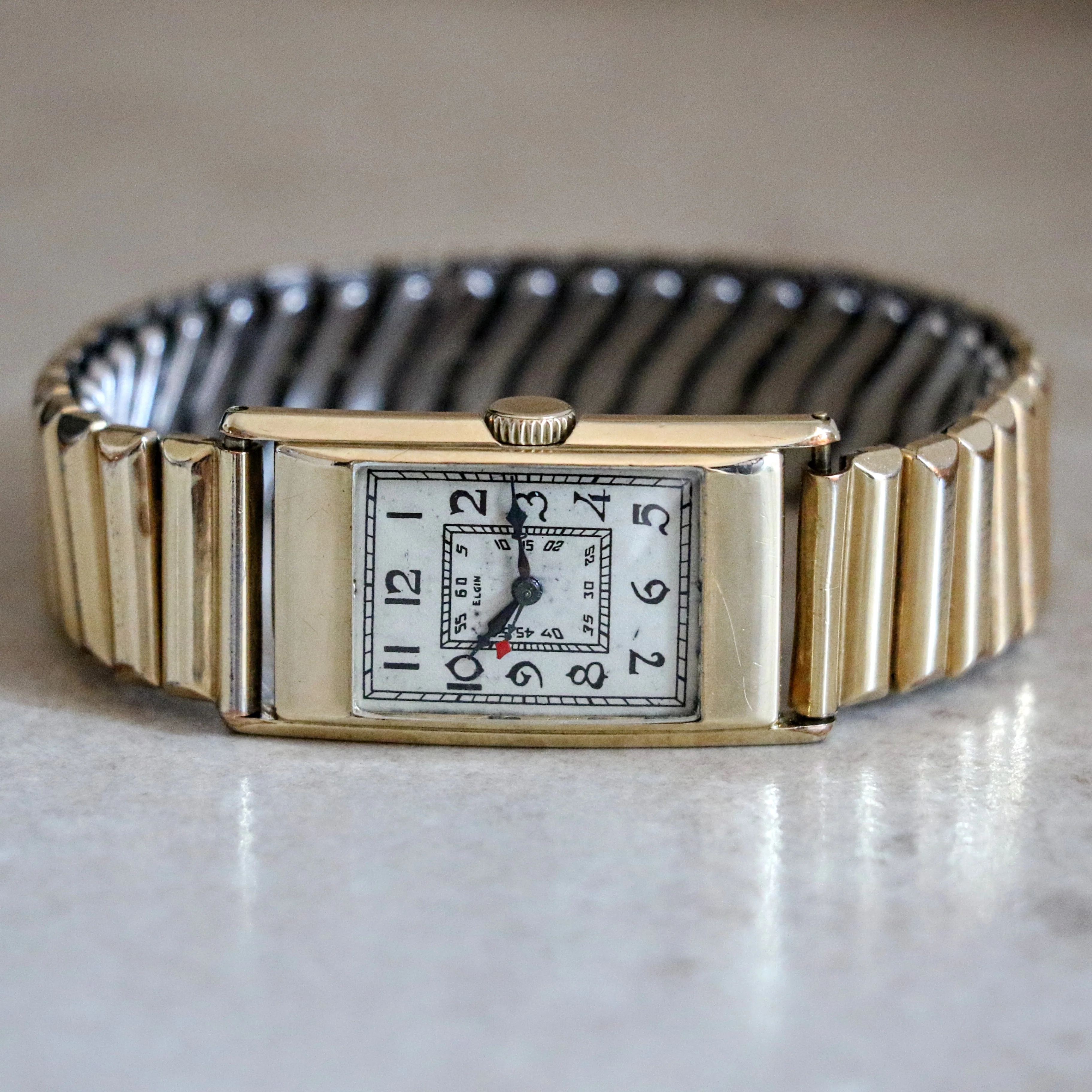 1934 ELGIN Doctor’s Watch 15 Jewels Grade 522 Vintage Wristwatch Ref. 1117 - Image 9