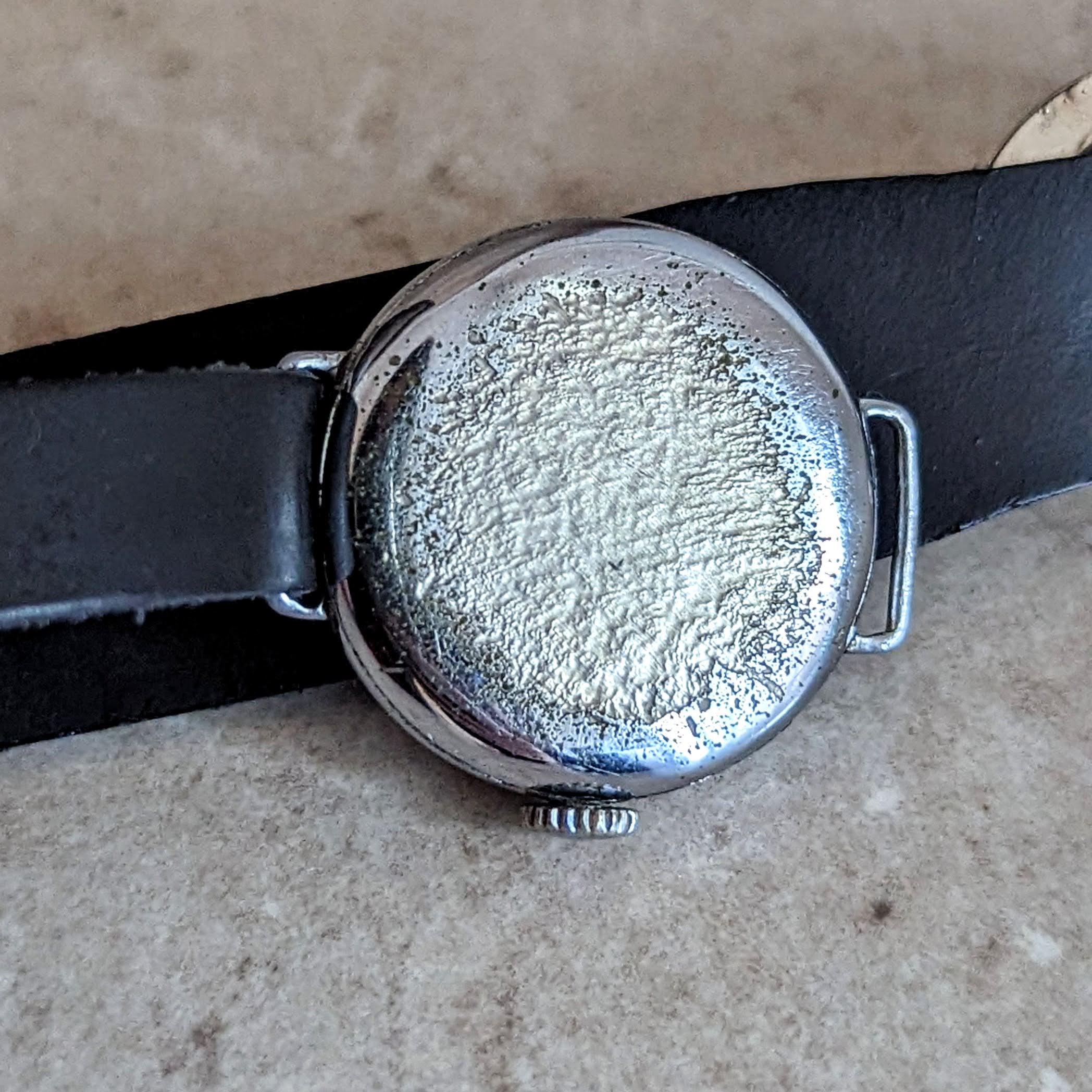 1935 LONGINES Military Wristwatch Cal. 10.68Z Wire Lug Trench Watch - Image 13