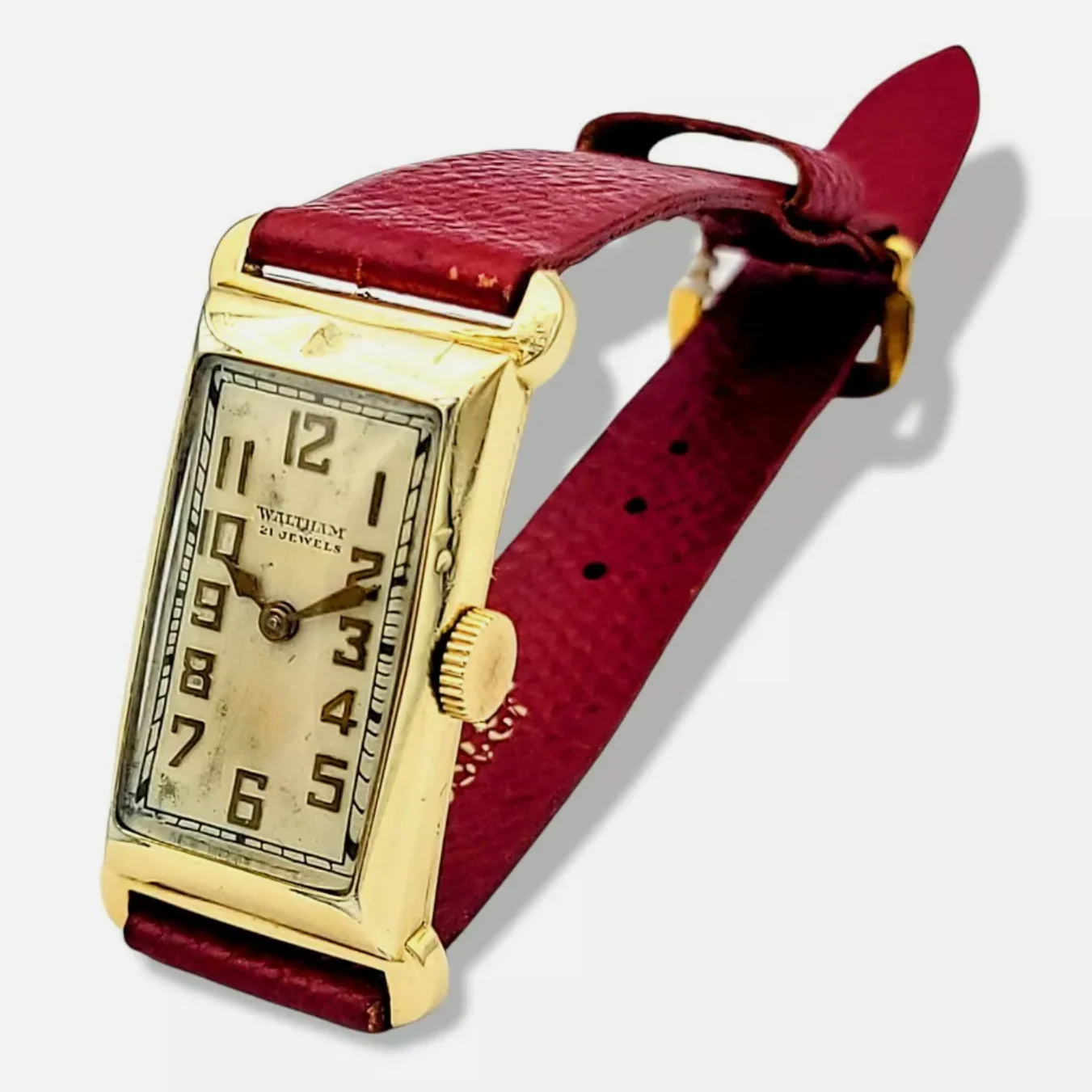 1935 WALTHAM Watch 21 Jewels Riverside Cal. Grade 741 U.S.A. 10K GF - Image 3