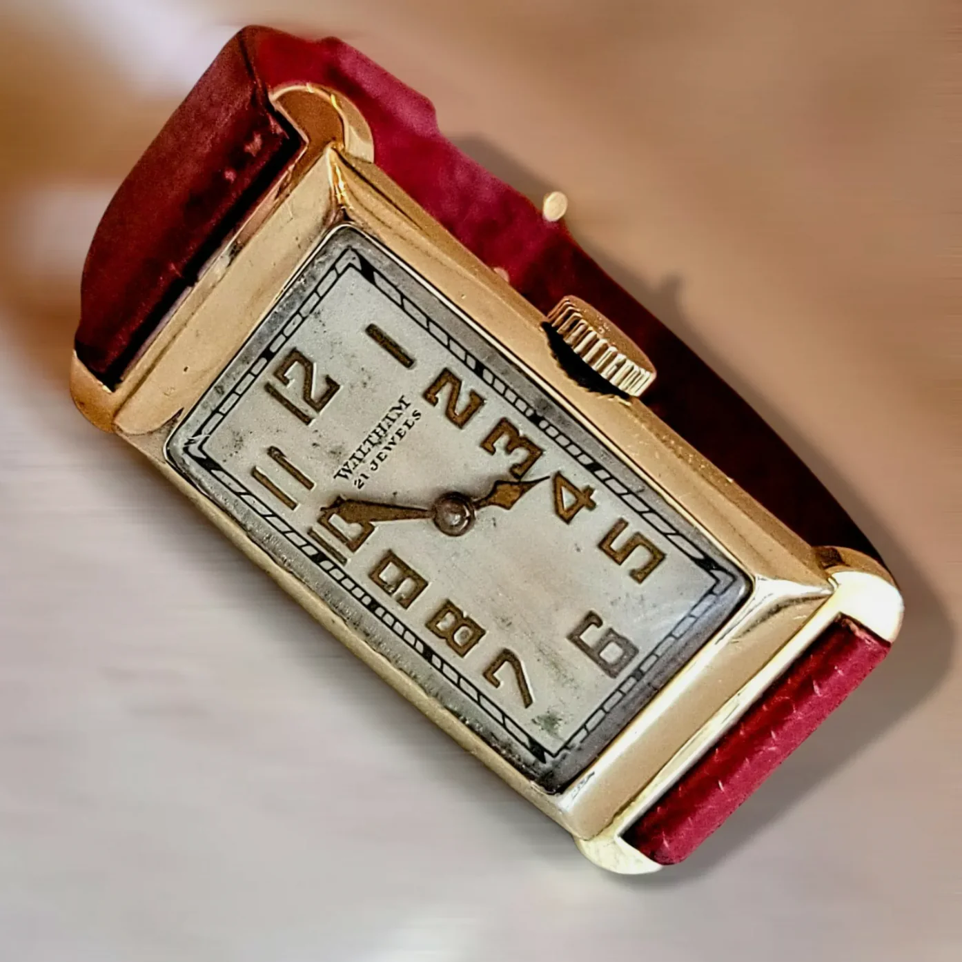 1935 WALTHAM Watch 21 Jewels Riverside Cal. Grade 741 U.S.A. 10K GF - Image 5