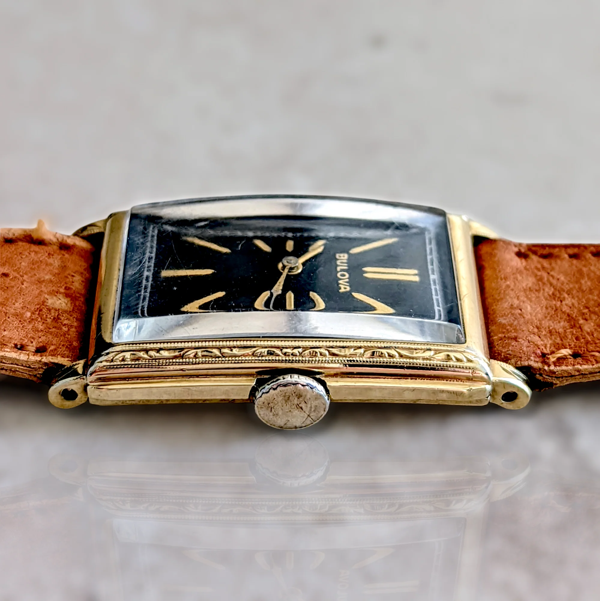 1936 BULOBA BRETON Watch 21 Jewels Cal. 8AE Swiss Made - Image 13