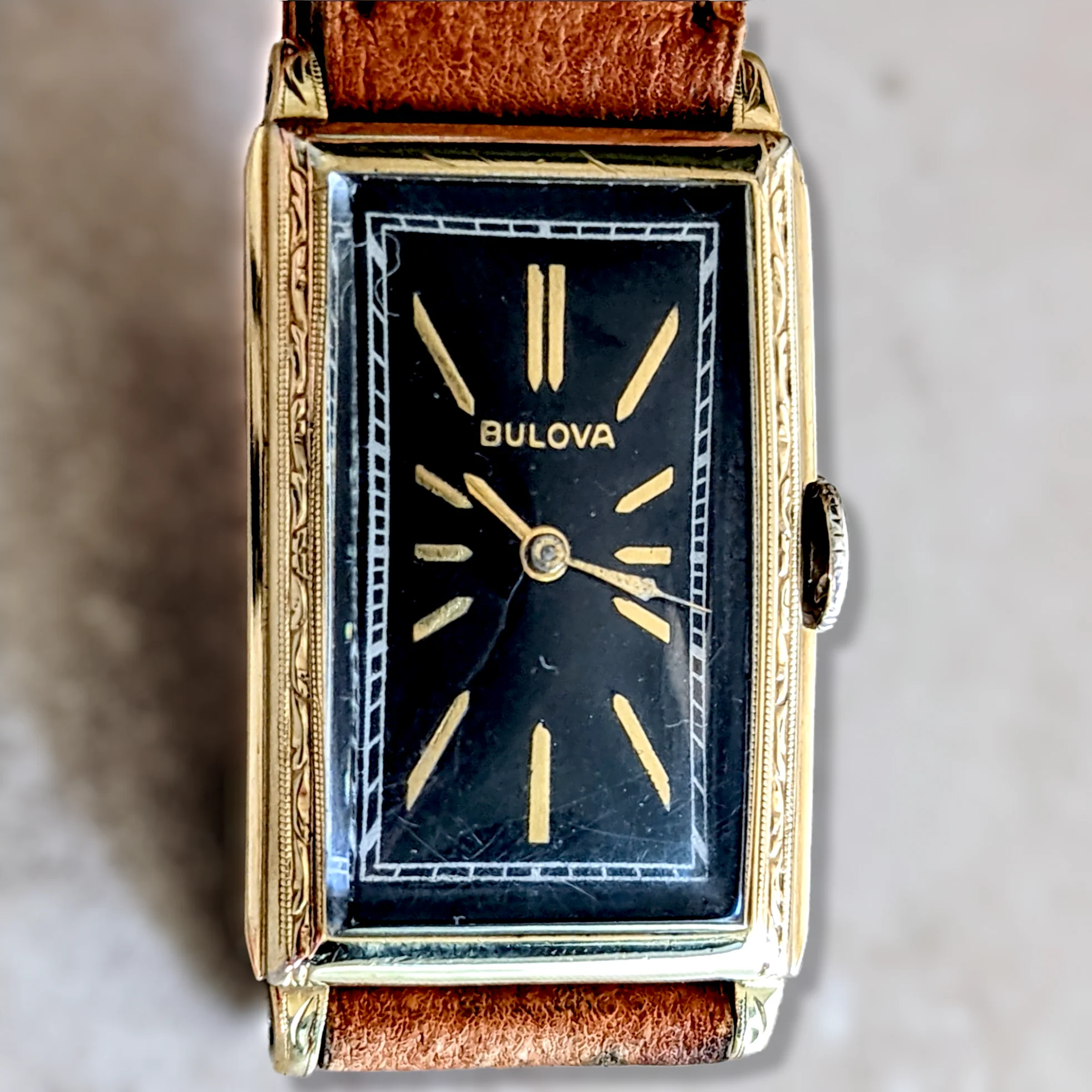 1936 BULOBA BRETON Watch 21 Jewels Cal. 8AE Swiss Made - Image 15