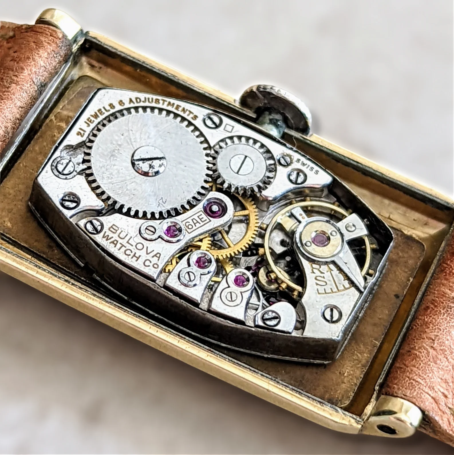 1936 BULOBA BRETON Watch 21 Jewels Cal. 8AE Swiss Made - Image 20