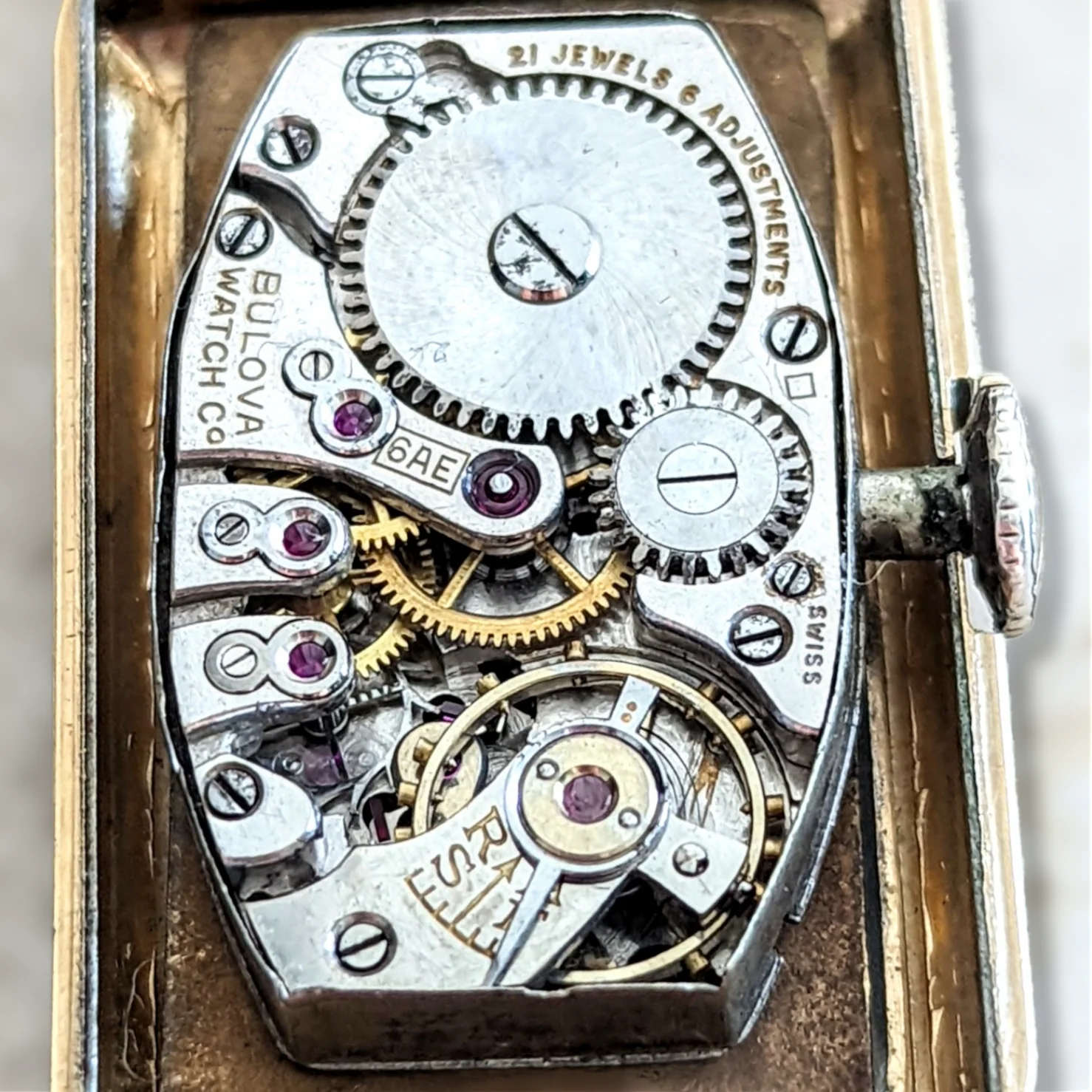 1936 BULOBA BRETON Watch 21 Jewels Cal. 8AE Swiss Made - Image 21
