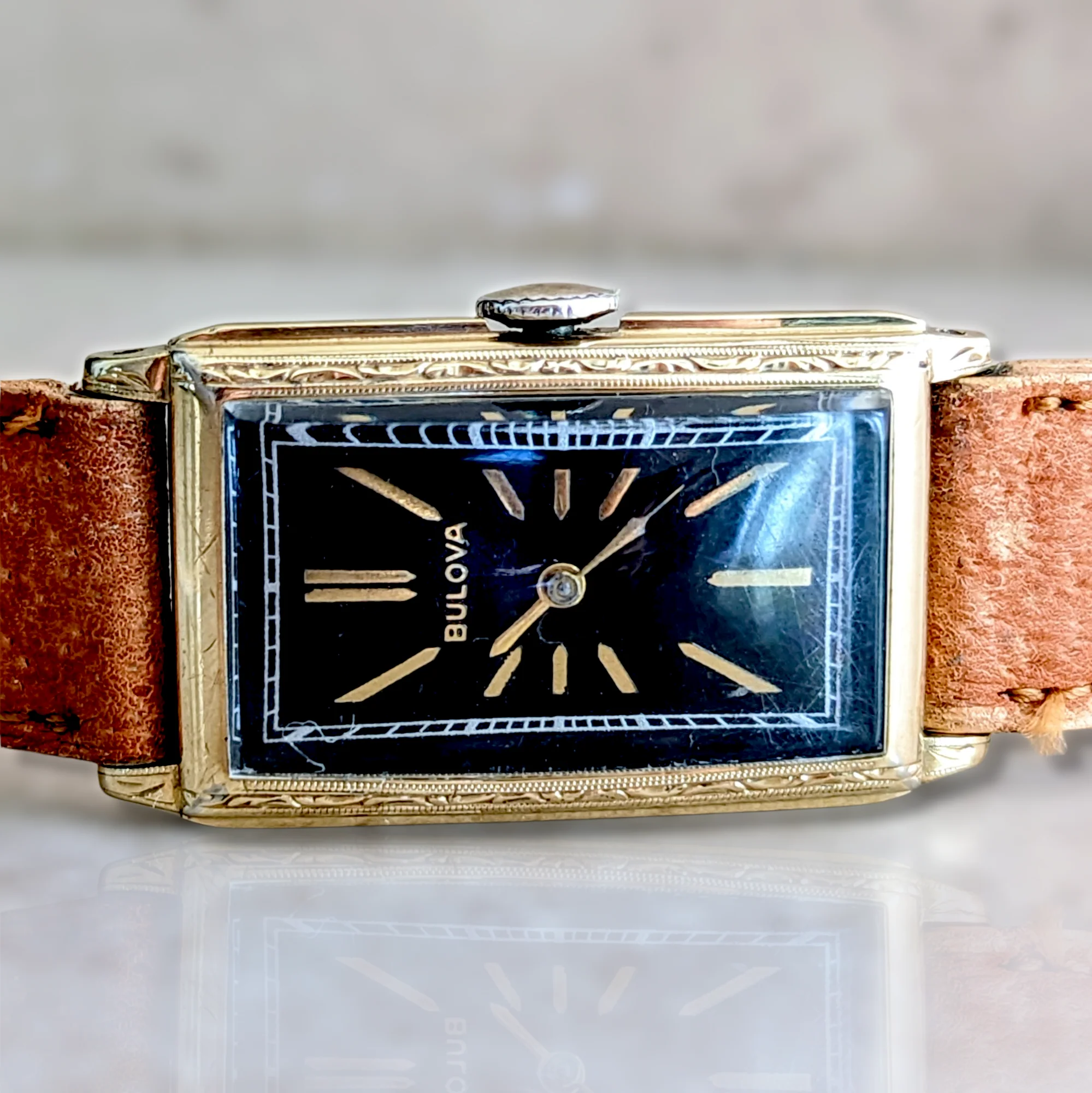 1936 BULOBA BRETON Watch 21 Jewels Cal. 8AE Swiss Made - Image 8