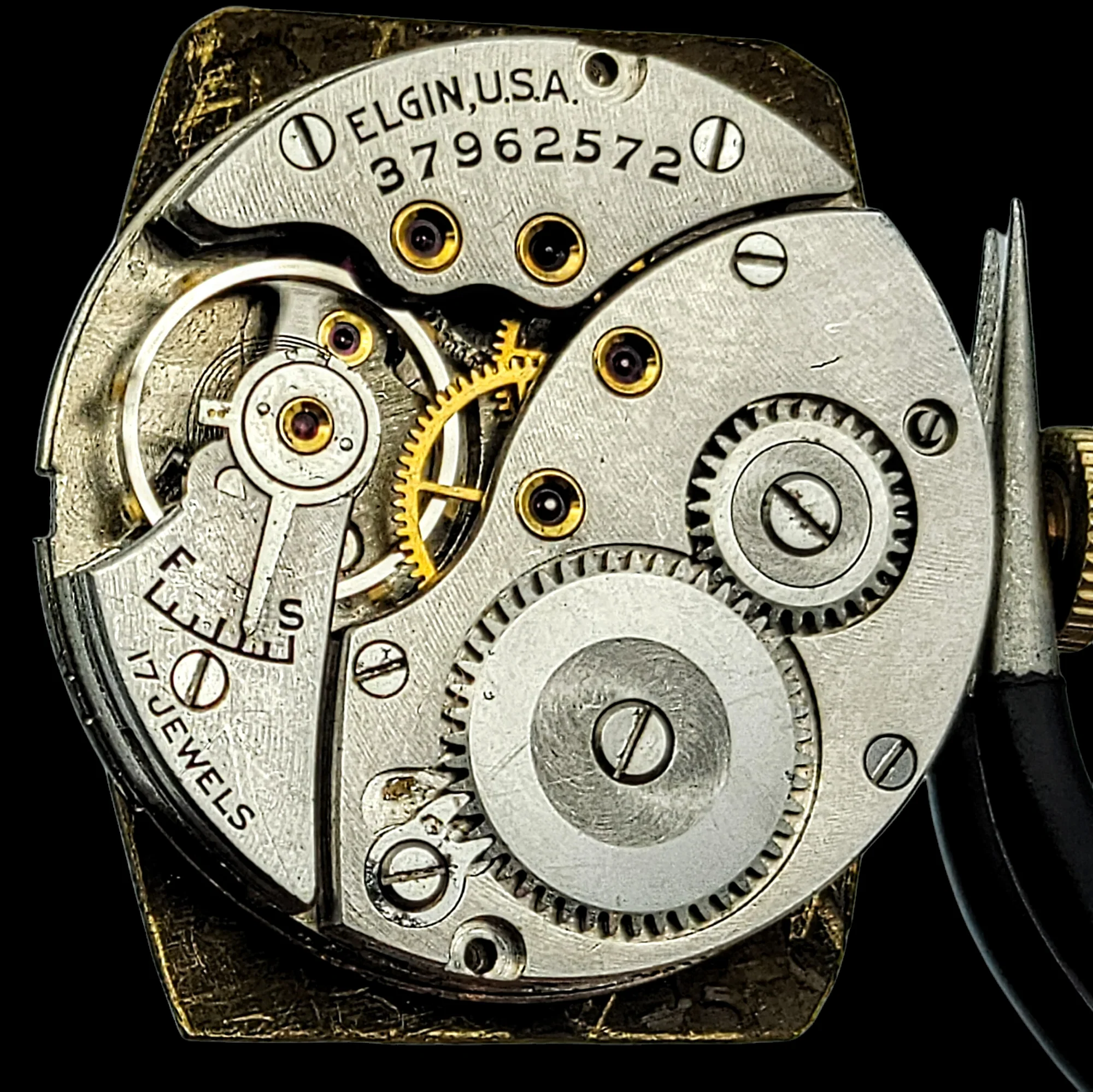 1939 ELGIN Cavalier Watch Ref. 2837 17 Jewels Cal. 524 U.S.A. Made - Image 18