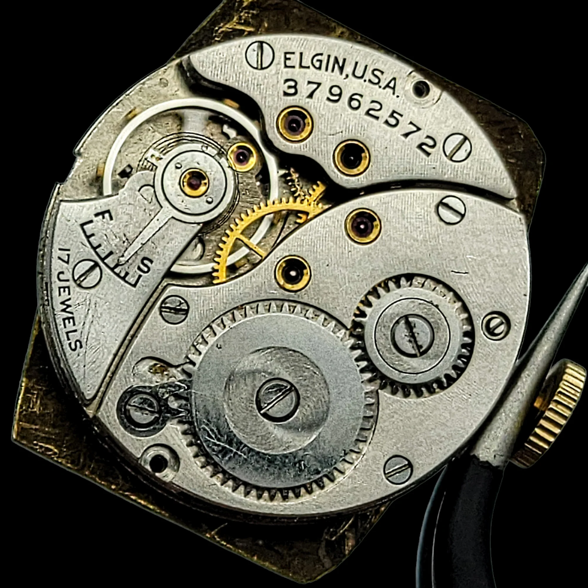 1939 ELGIN Cavalier Watch Ref. 2837 17 Jewels Cal. 524 U.S.A. Made - Image 19