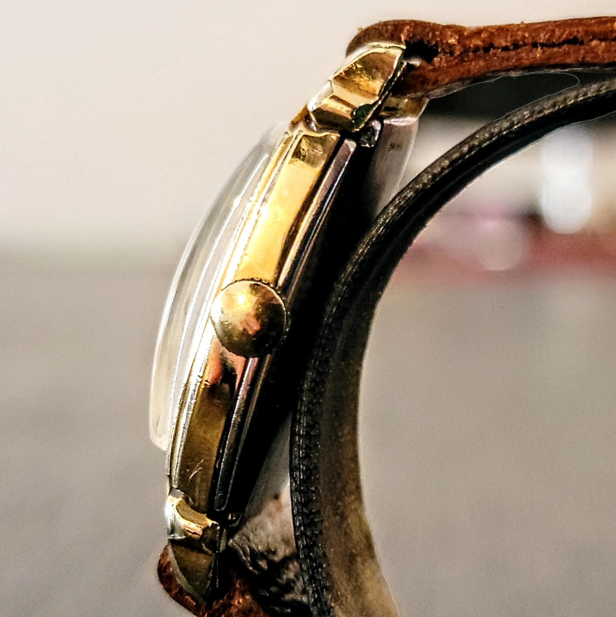 1940's CLINTON Watch "Ruby & Diamond Dial" 17 Jewels Swiss - Image 5