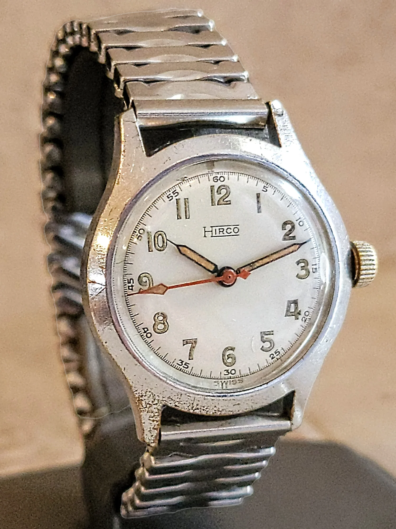 1940's HIRCO Service Watch 17 Jewels By A. Hirsch Co. - Image 5