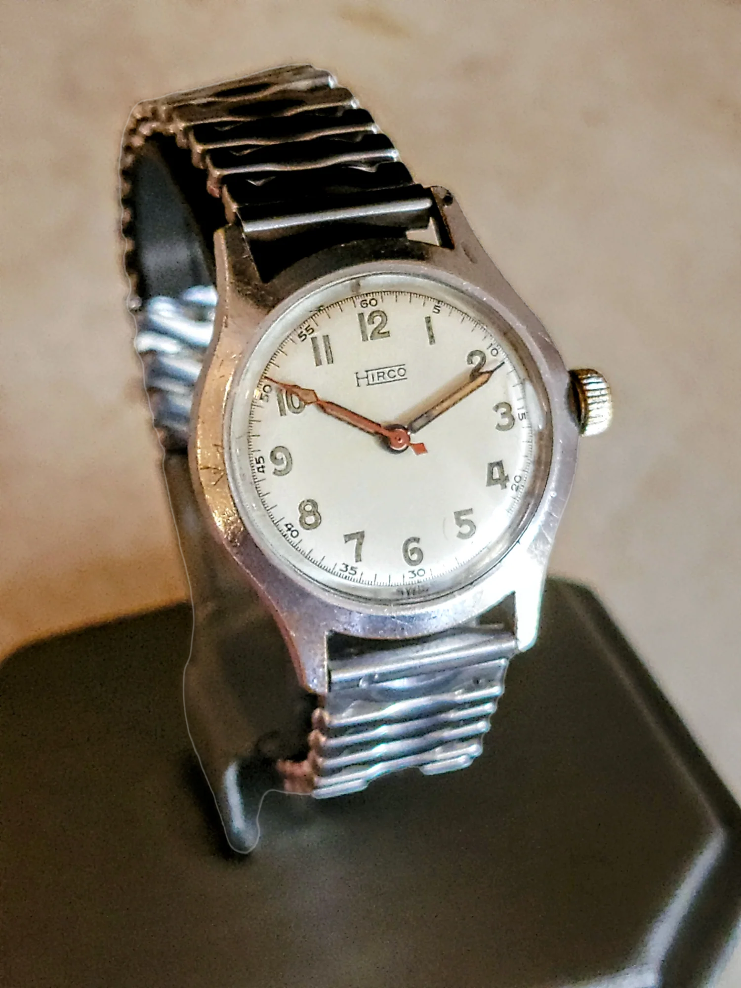 1940's HIRCO Service Watch 17 Jewels By A. Hirsch Co. - Image 7