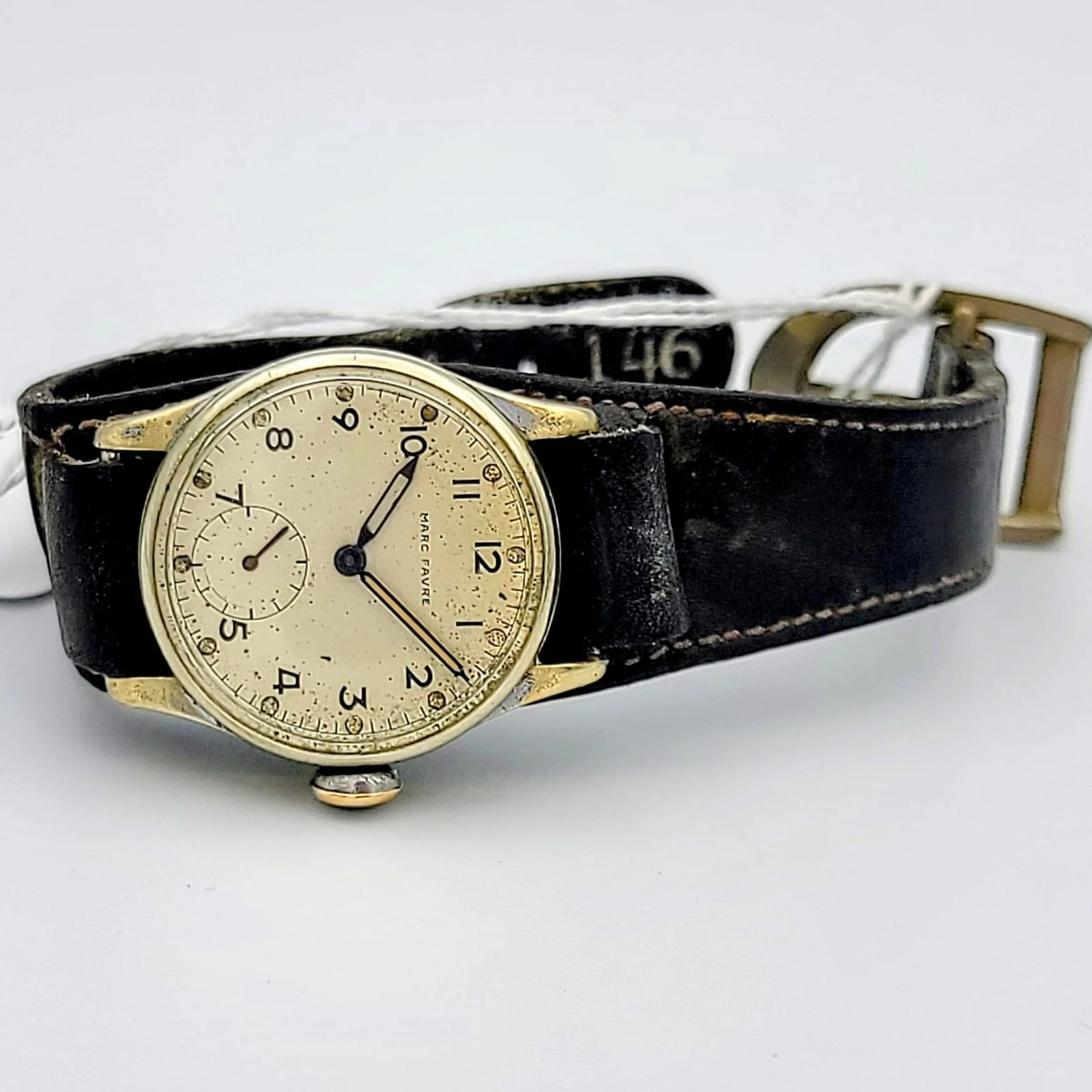 1940s Marc Favre Military Style Watch - Image 4