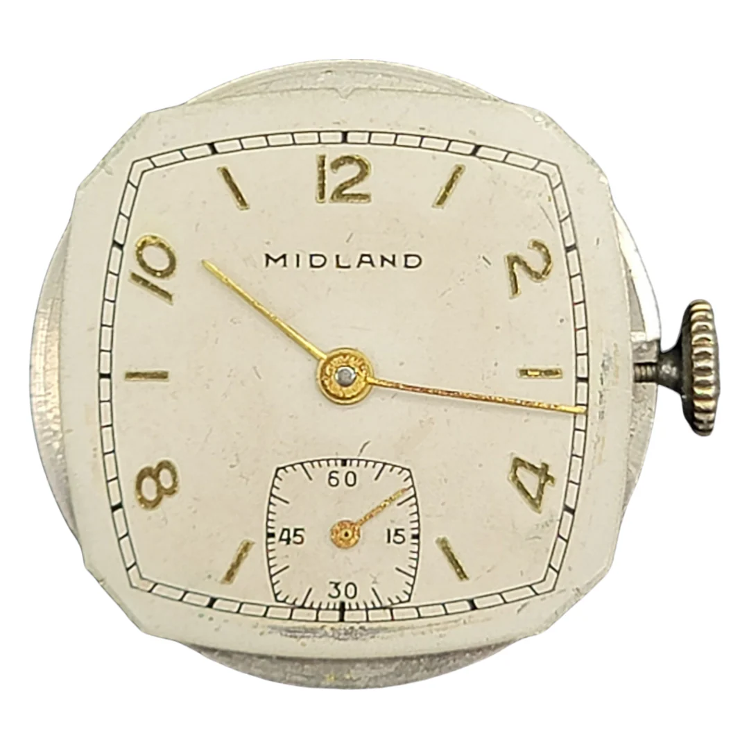 1940's Midland (Delma/Certina) Watch with STRIKING case - Image 11