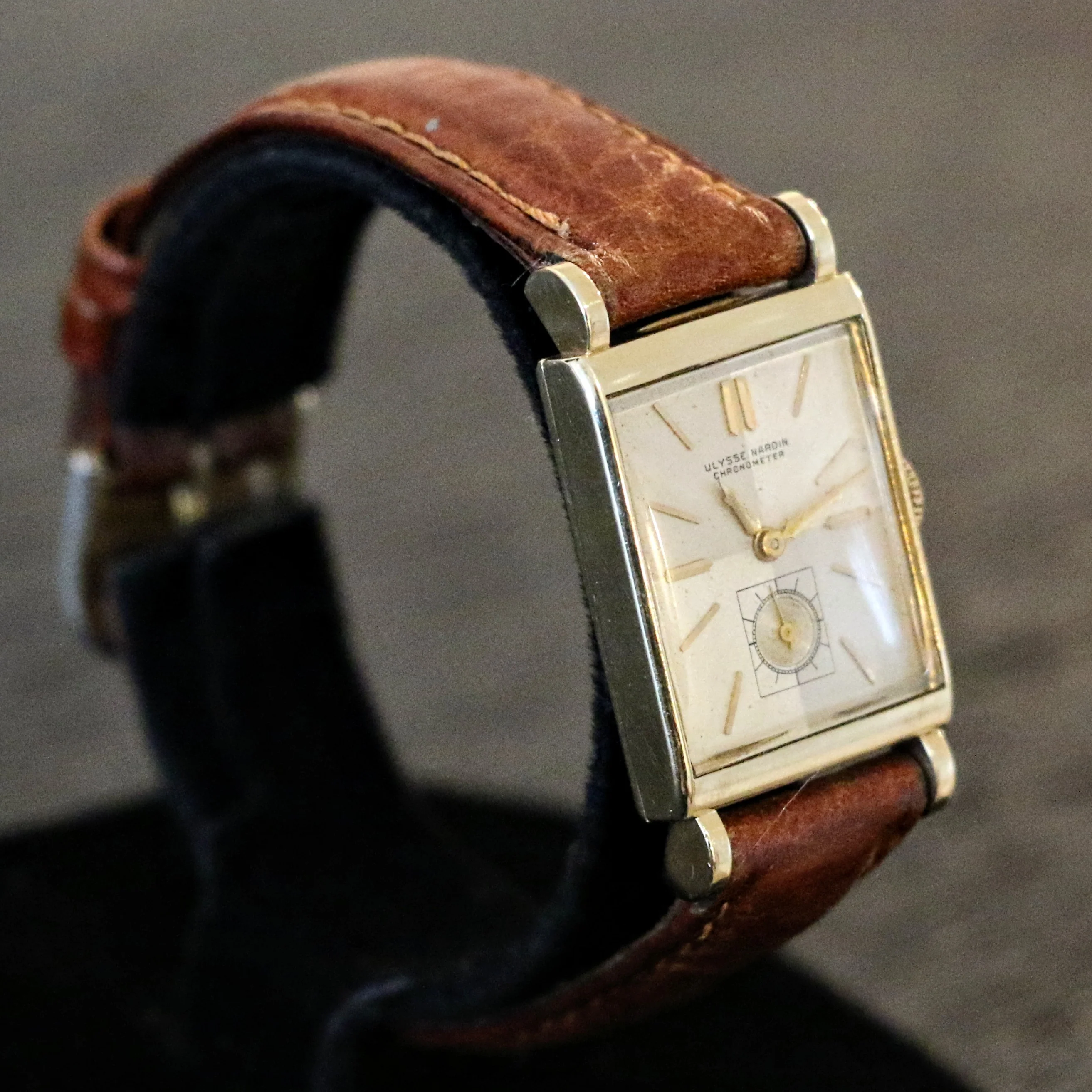 1940's ULYSSE NARDIN Chronometer Watch 17 Jewels Swiss Wristwatch - Image 3