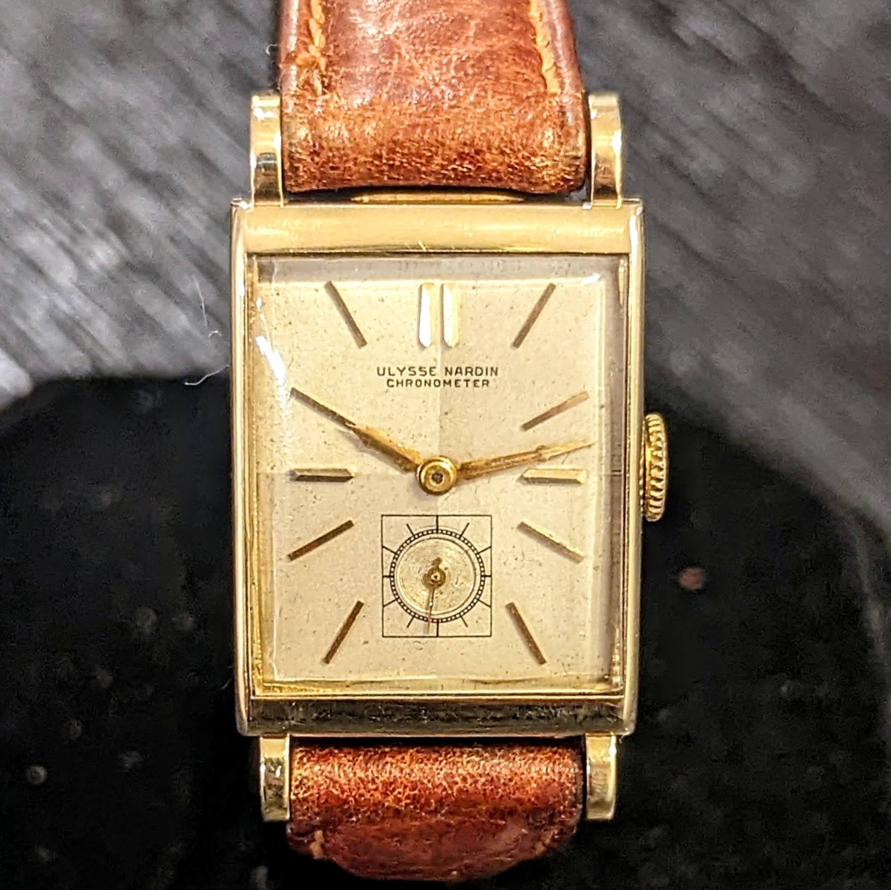 1940's ULYSSE NARDIN Chronometer Watch 17 Jewels Swiss Wristwatch - Image 7