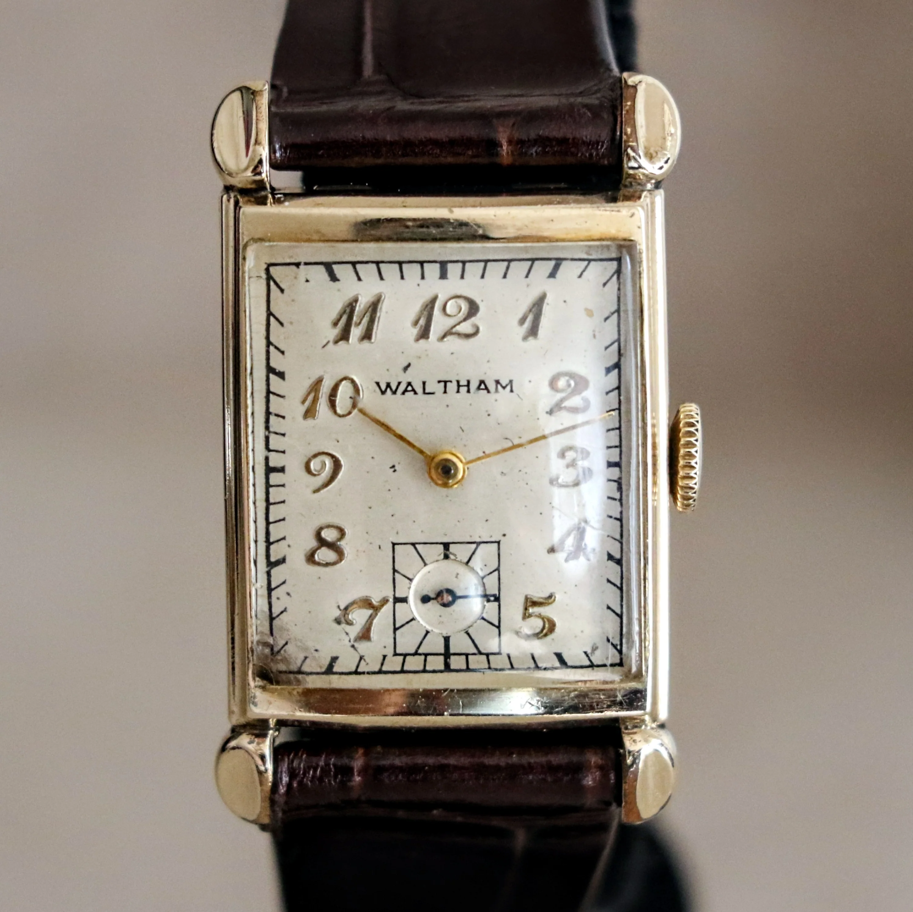1940s WALTHAM Wristwatch 17 Jewels Cal. 750-B 4 ADJ'S Vintage U.S.A. Watch - Image 3
