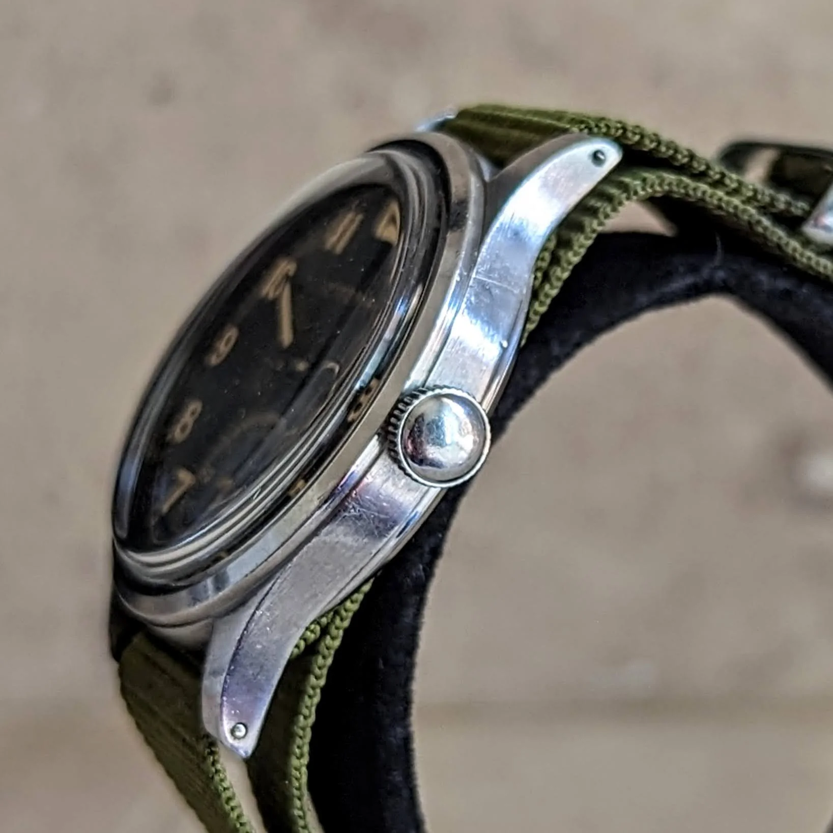 1942 ETERNA WWII Military Jumbo Wristwatch Ref. 138.92 Cal. 852 - Radium Dial Watch - Image 9