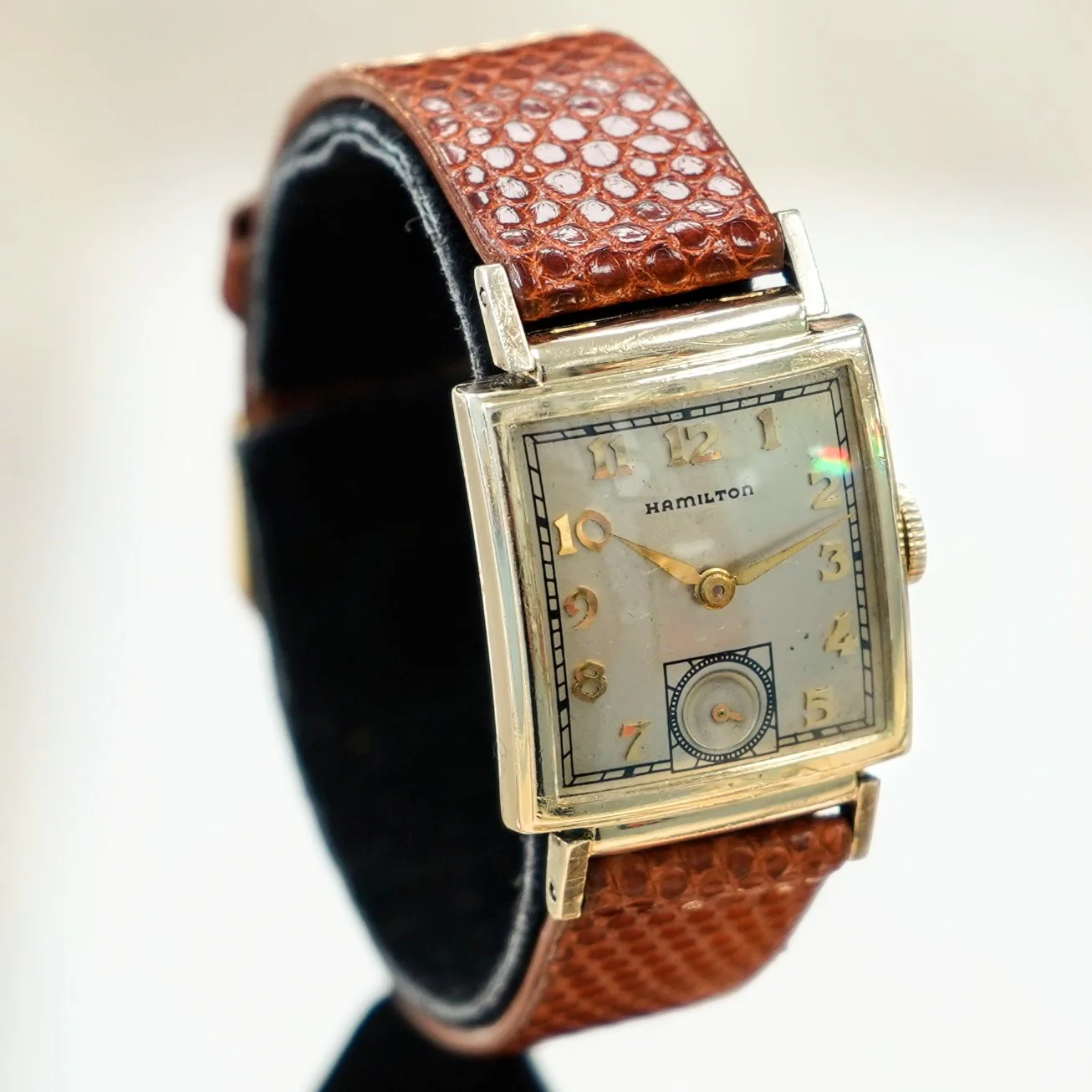 1941 HAMILTON Ross Watch 19 Jewels Cal. 982 U.S.A. Wristwatch 14K G.F. - Image 2