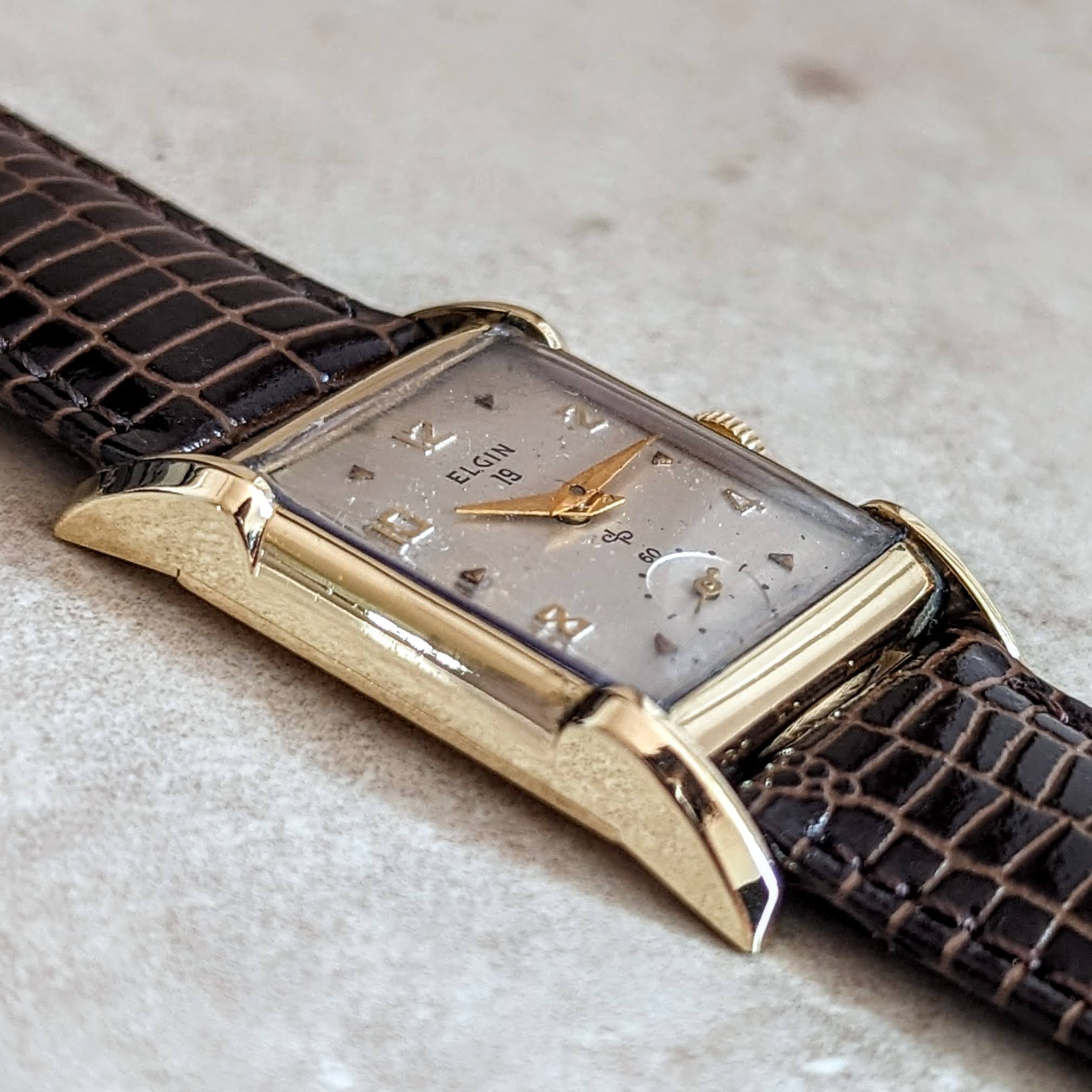1942 ELGIN DuraPower Wristwatch 21 Jewels Cal. 559 U.S.A Made Watch 10K GF - Image 5