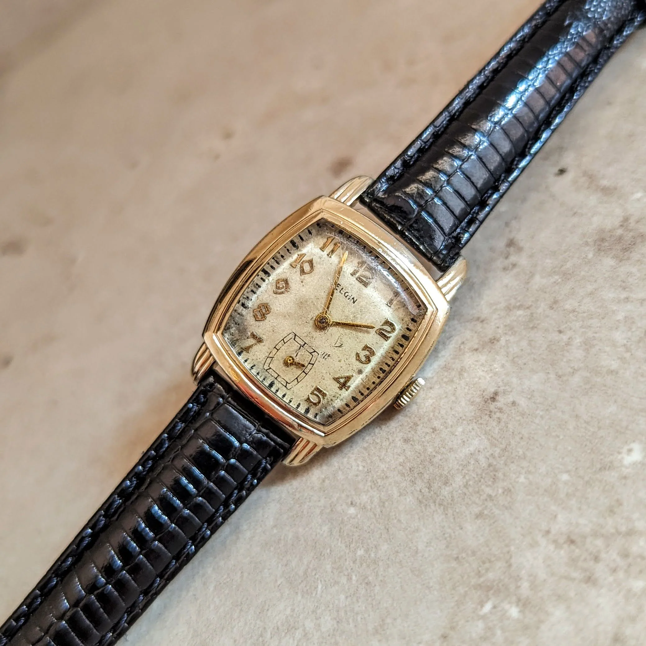 1942 ELGIN Wristwatch Grade 554 15 Jewels U.S.A Made Vintage Watch - Image 10