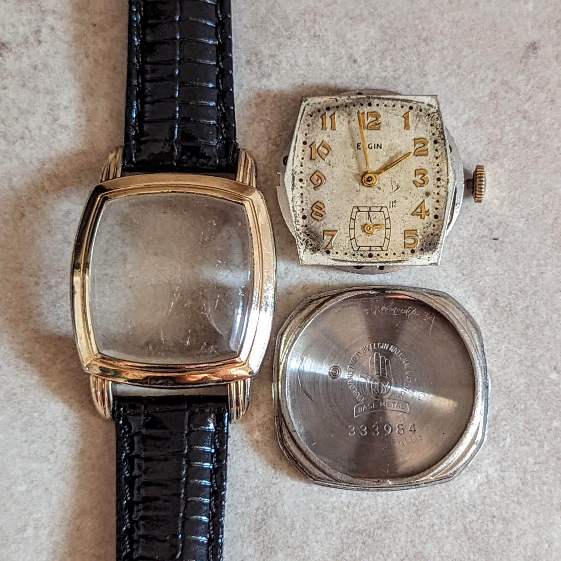 1942 ELGIN Wristwatch Grade 554 15 Jewels U.S.A Made Vintage Watch - Image 13