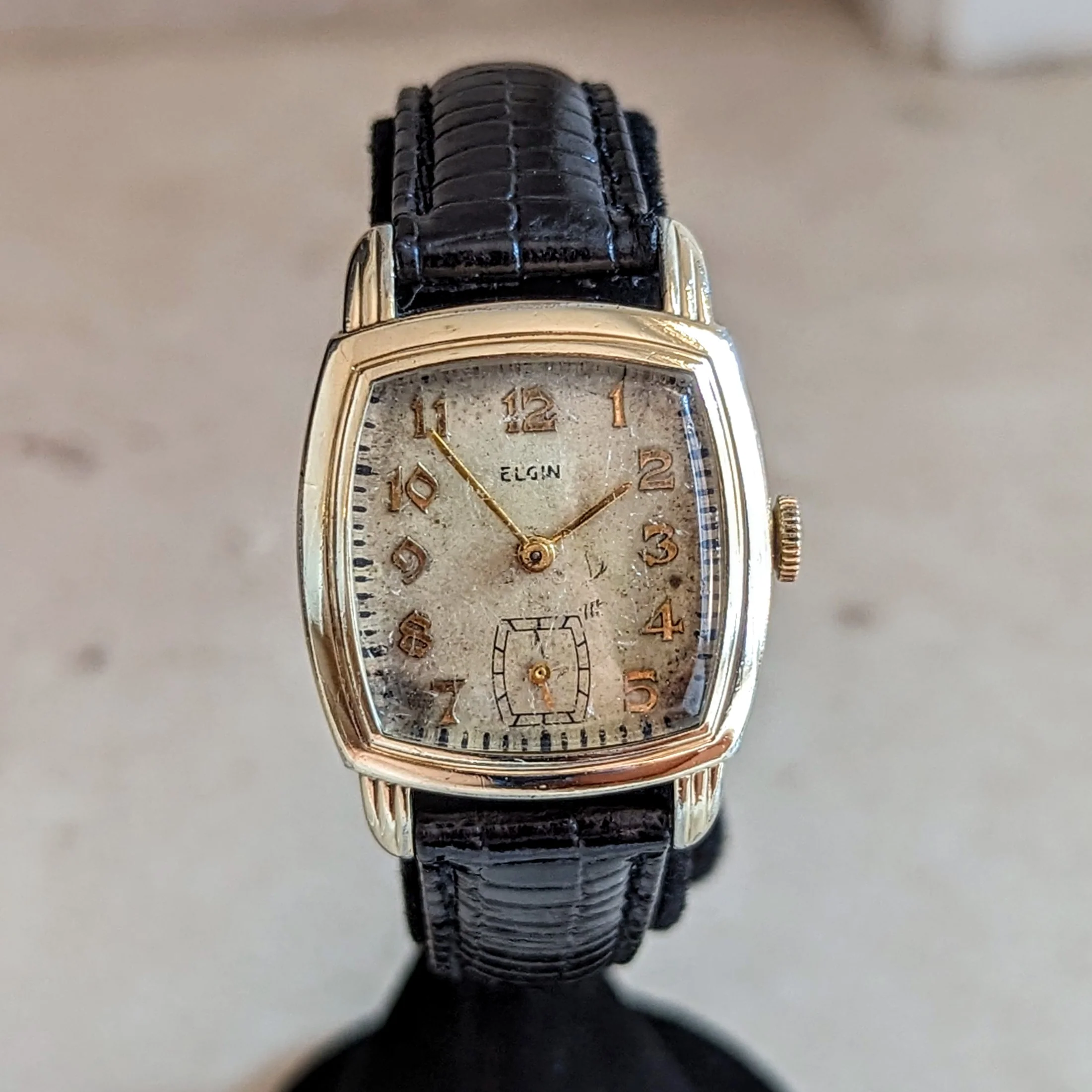 1942 ELGIN Wristwatch Grade 554 15 Jewels U.S.A Made Vintage Watch - Image 4