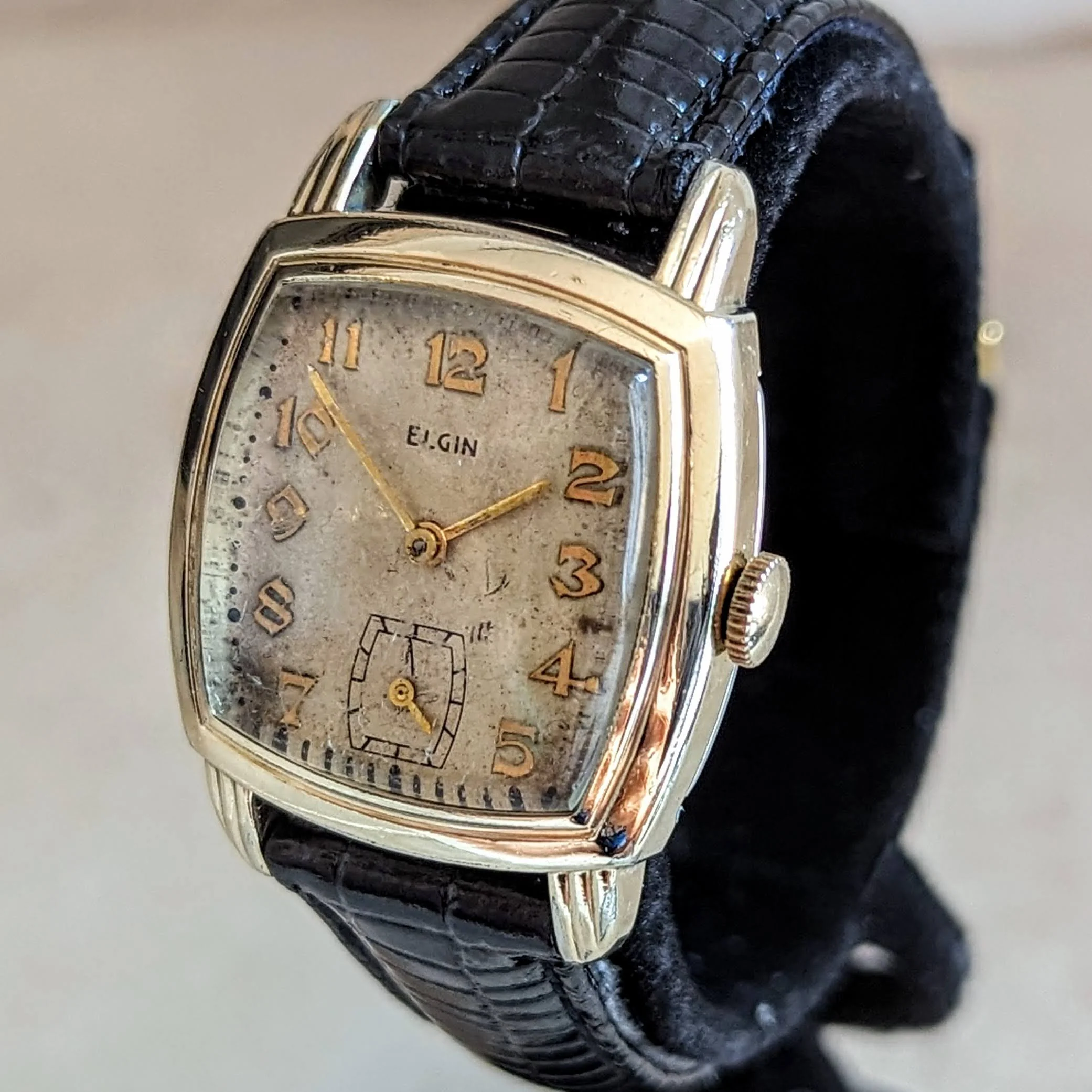 1942 ELGIN Wristwatch Grade 554 15 Jewels U.S.A Made Vintage Watch - Image 5