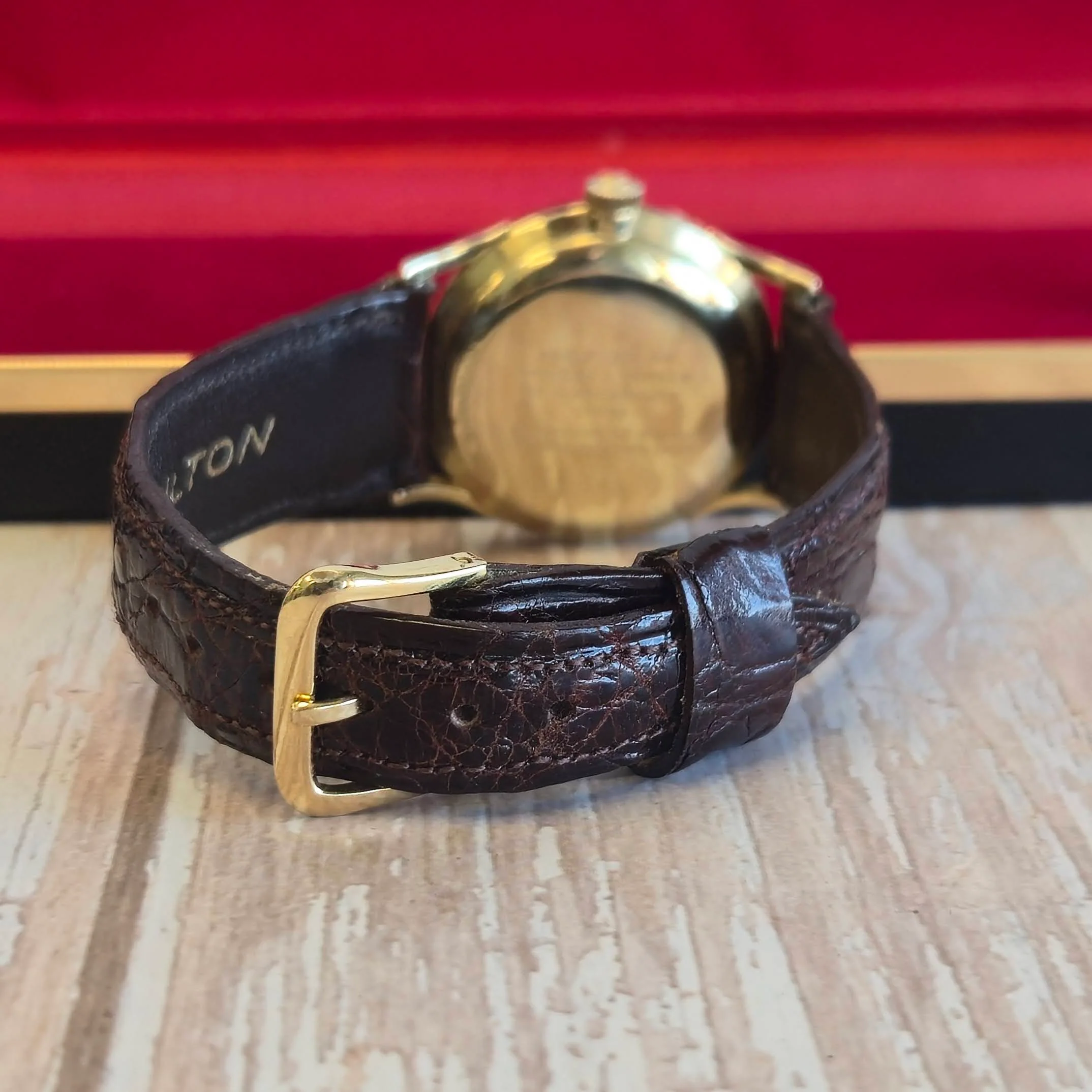 1943 Hamilton Masterpiece 14K Gold Watch Award Wristwatch ALL Original - IN BOX! - Image 12