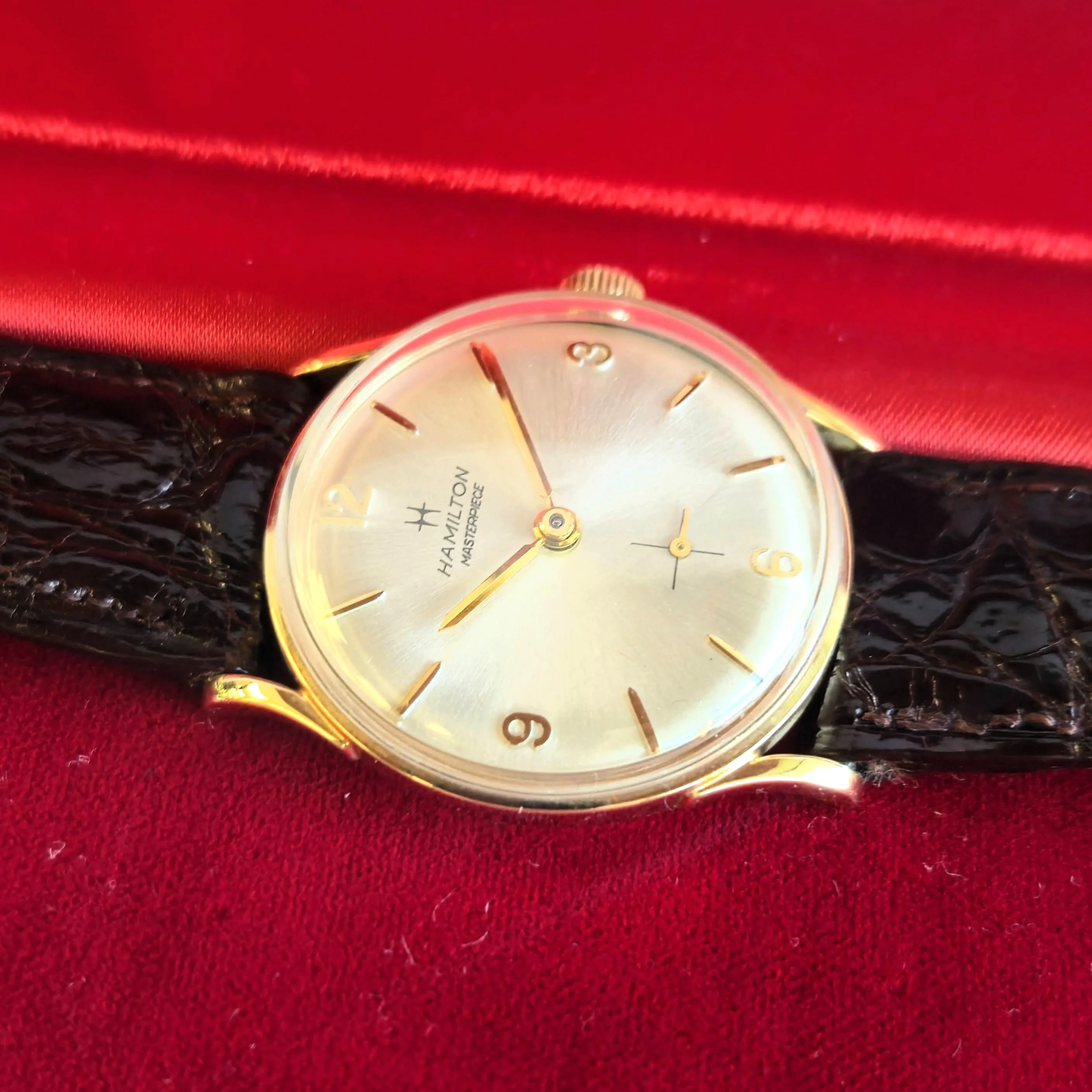 1943 Hamilton Masterpiece 14K Gold Watch Award Wristwatch ALL Original - IN BOX! - Image 6