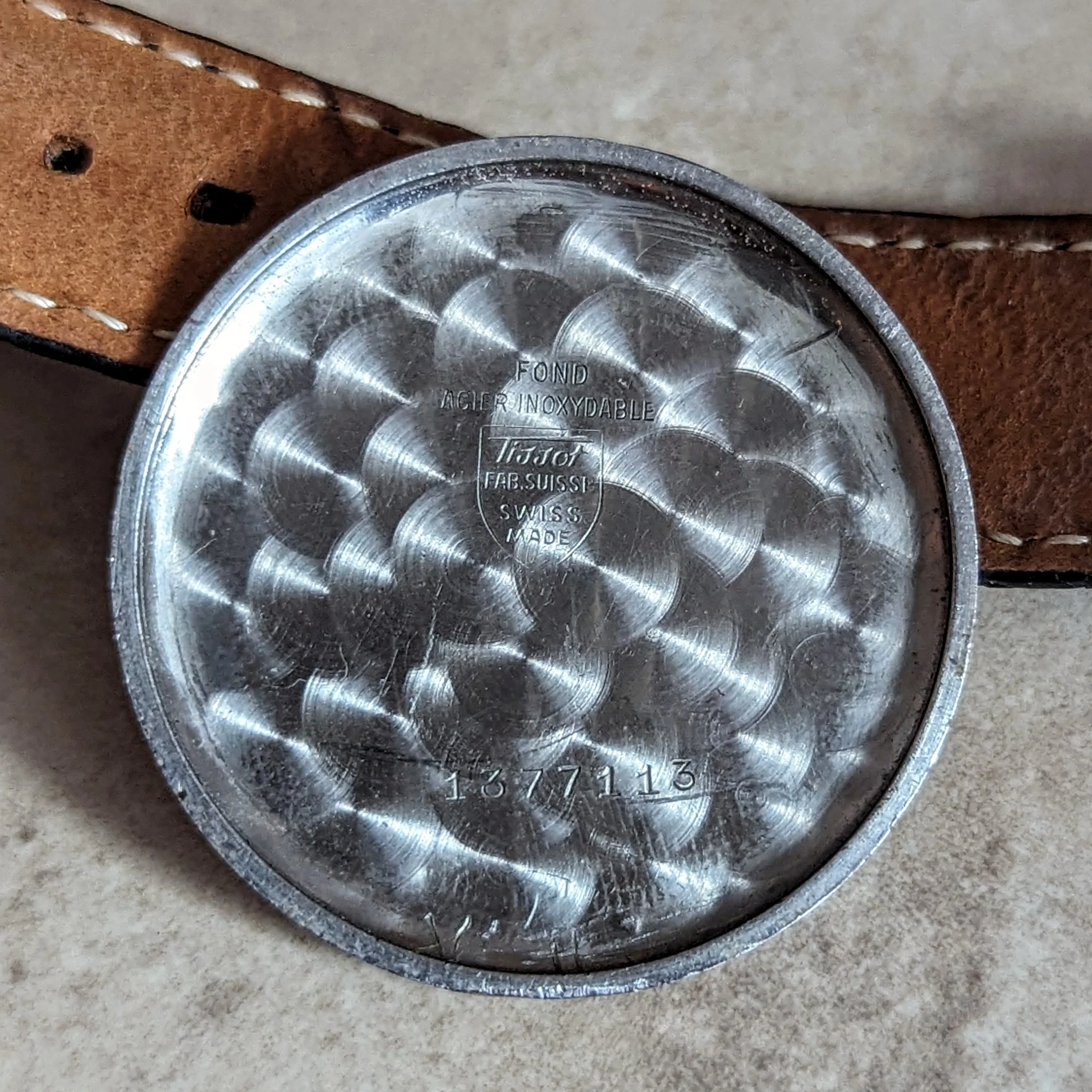 1943 TISSOT Antimagnetique Wristwatch Jumbo Case 35mm Swiss Watch - Image 15