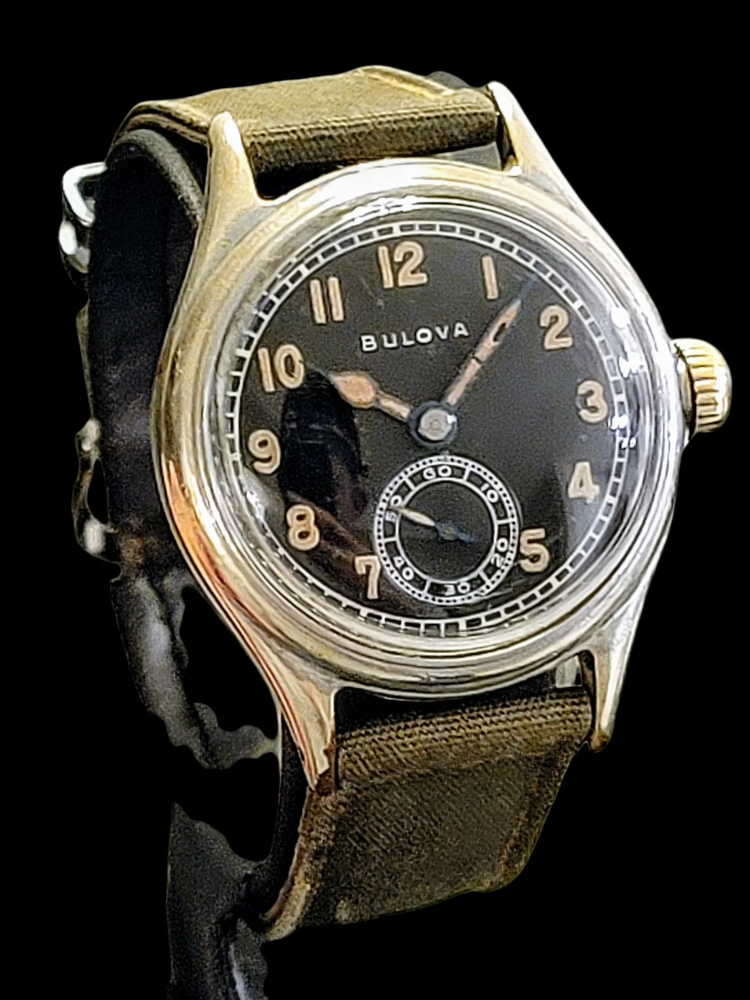 1944 BULOVA Official WWII Military Issue Watch ORD. DEPT. U.S.A. - Image 9