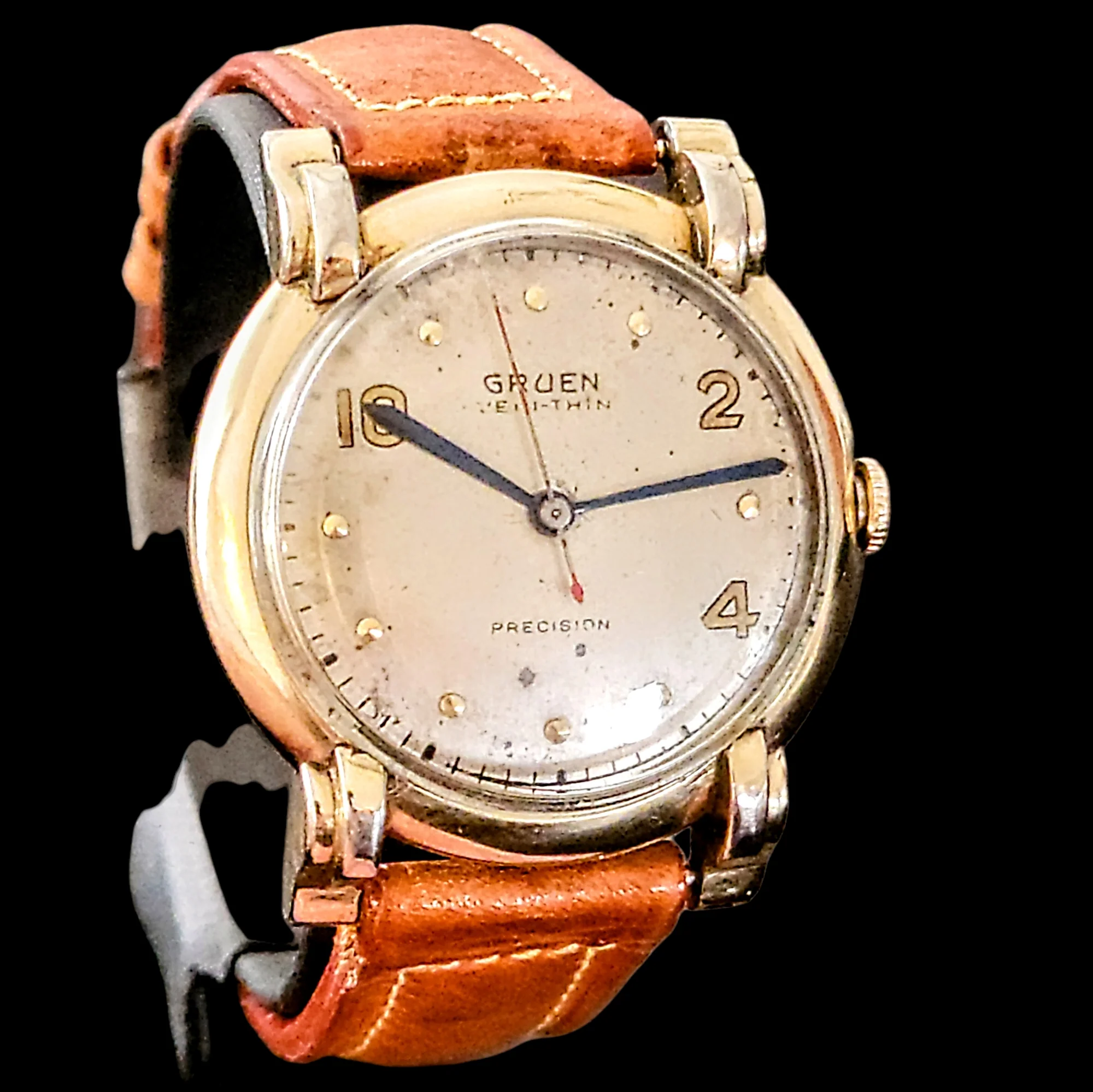 1944 GRUEN Veri-Thin PRECISION Watch 17 Jewels Cal. 420 SS - Image 8