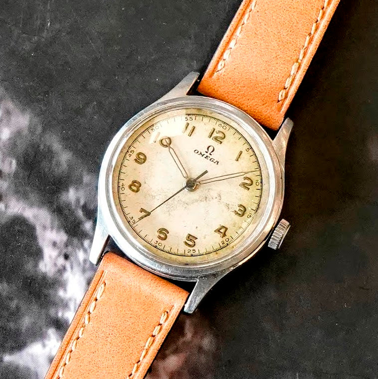 1944 WWII Omega U.S. Army Watch 2384-1 35mm 16 Jewels Military Swiss Wristwatch - Image 5
