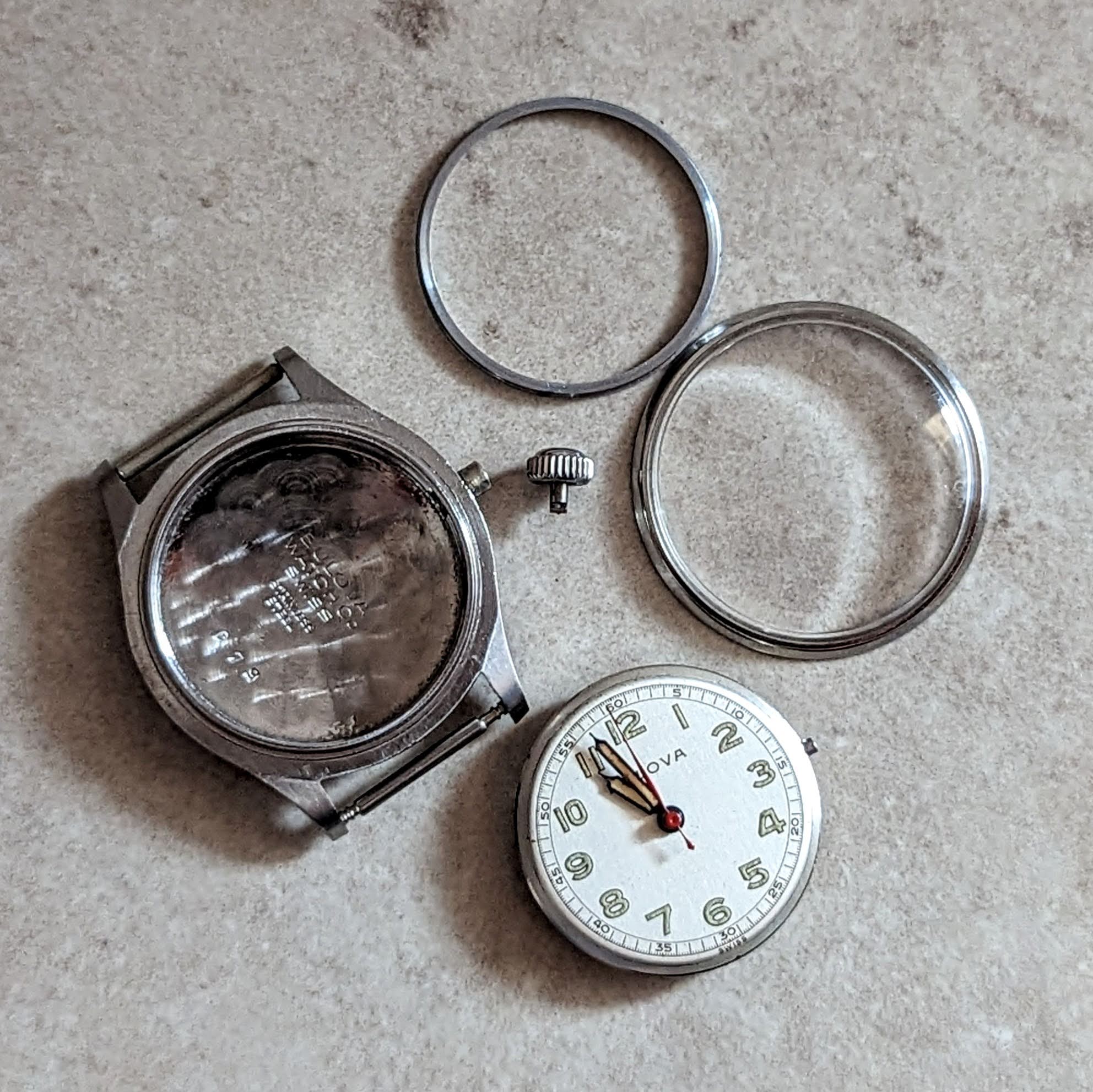 1945 BULOVA Watertite Military Wristwatch 17 Jewels 29mm Swiss Made Watch - Image 11
